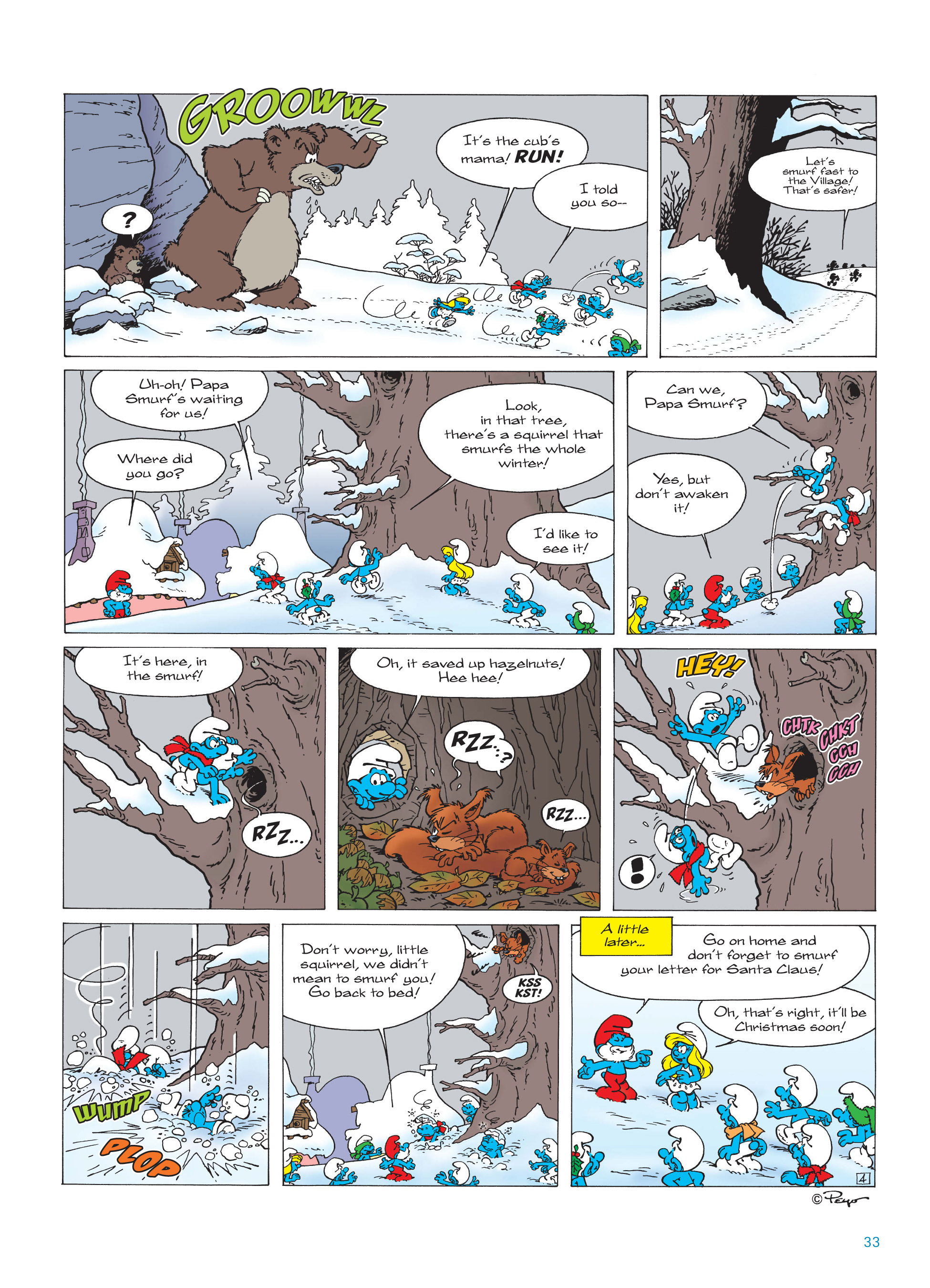 Read online The Smurfs Christmas comic -  Issue # Full - 33