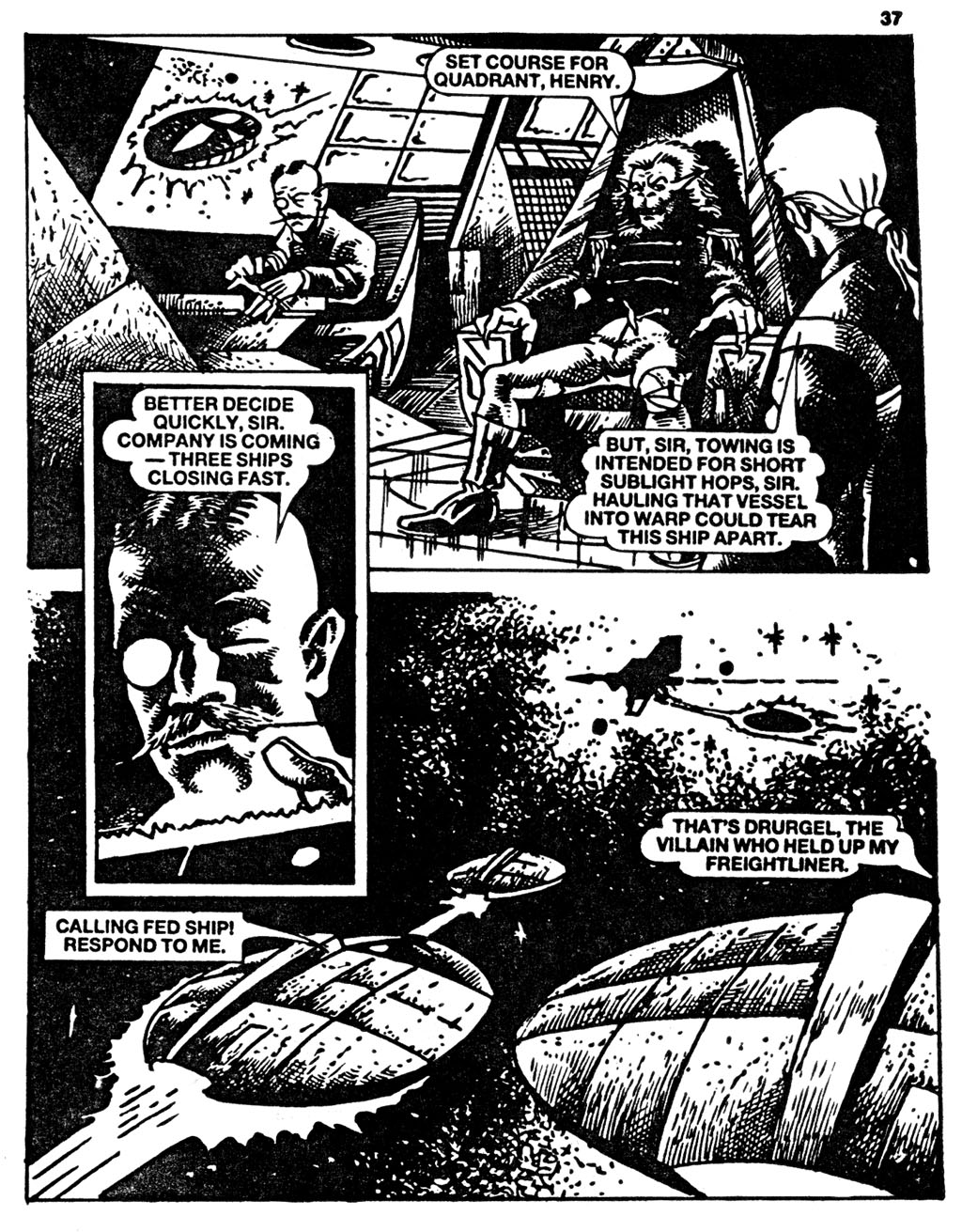 Read online Starblazer comic -  Issue #276 - 37