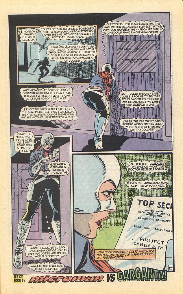 Read online Femforce comic -  Issue #62 - 31