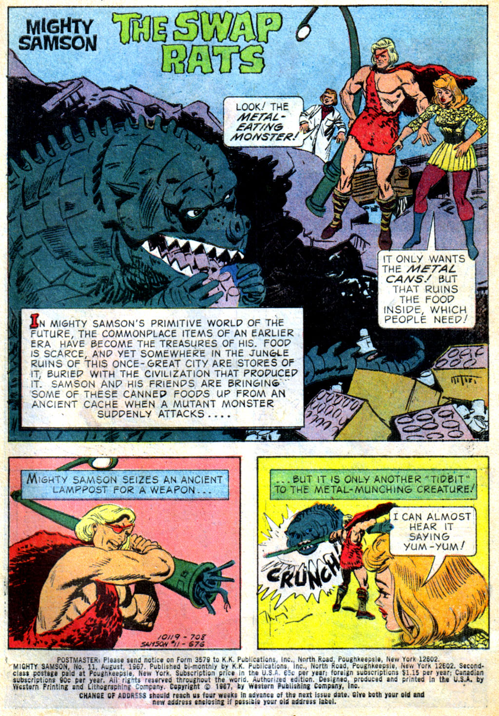 Read online Mighty Samson (1964) comic -  Issue #11 - 3