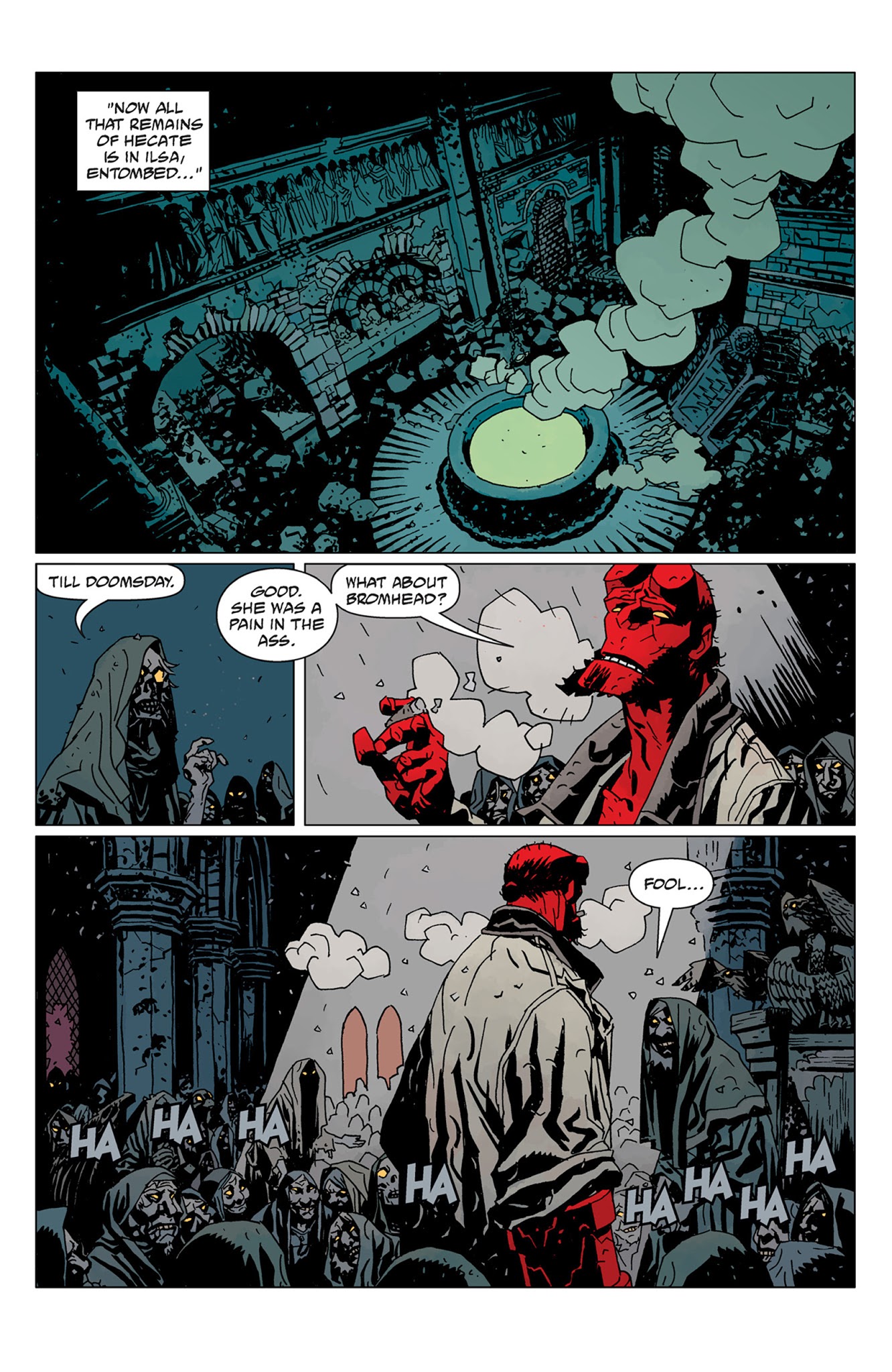 Read online Hellboy: Darkness Calls comic -  Issue # TPB - 51