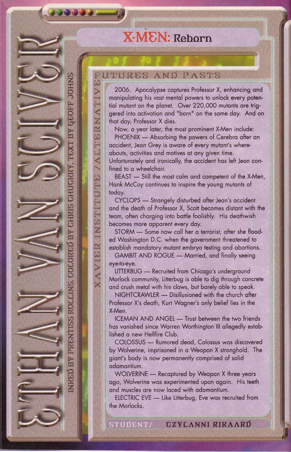 Read online X-Men: Millennial Visions comic -  Issue #2 - 18