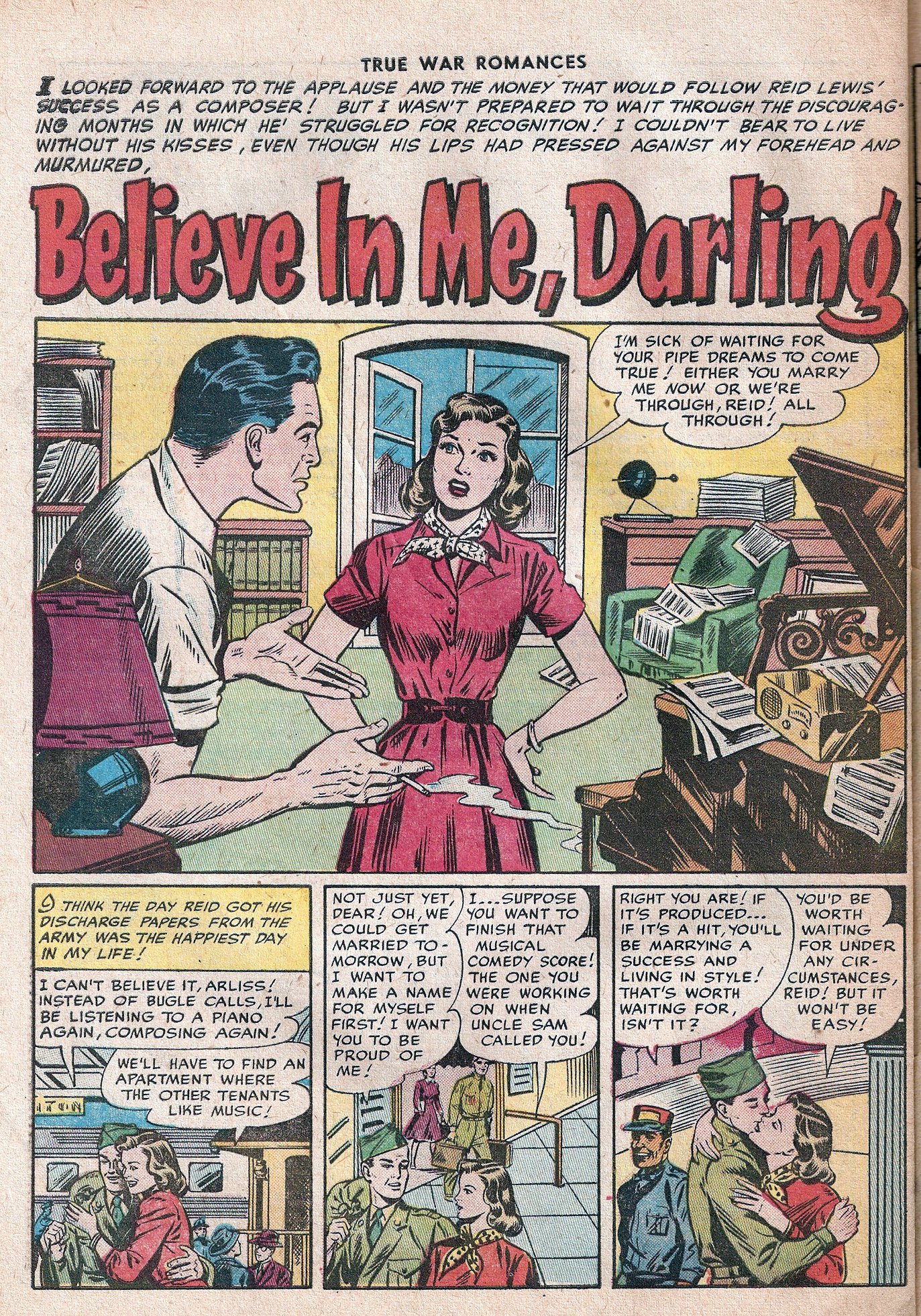 Read online True War Romances comic -  Issue #20 - 28