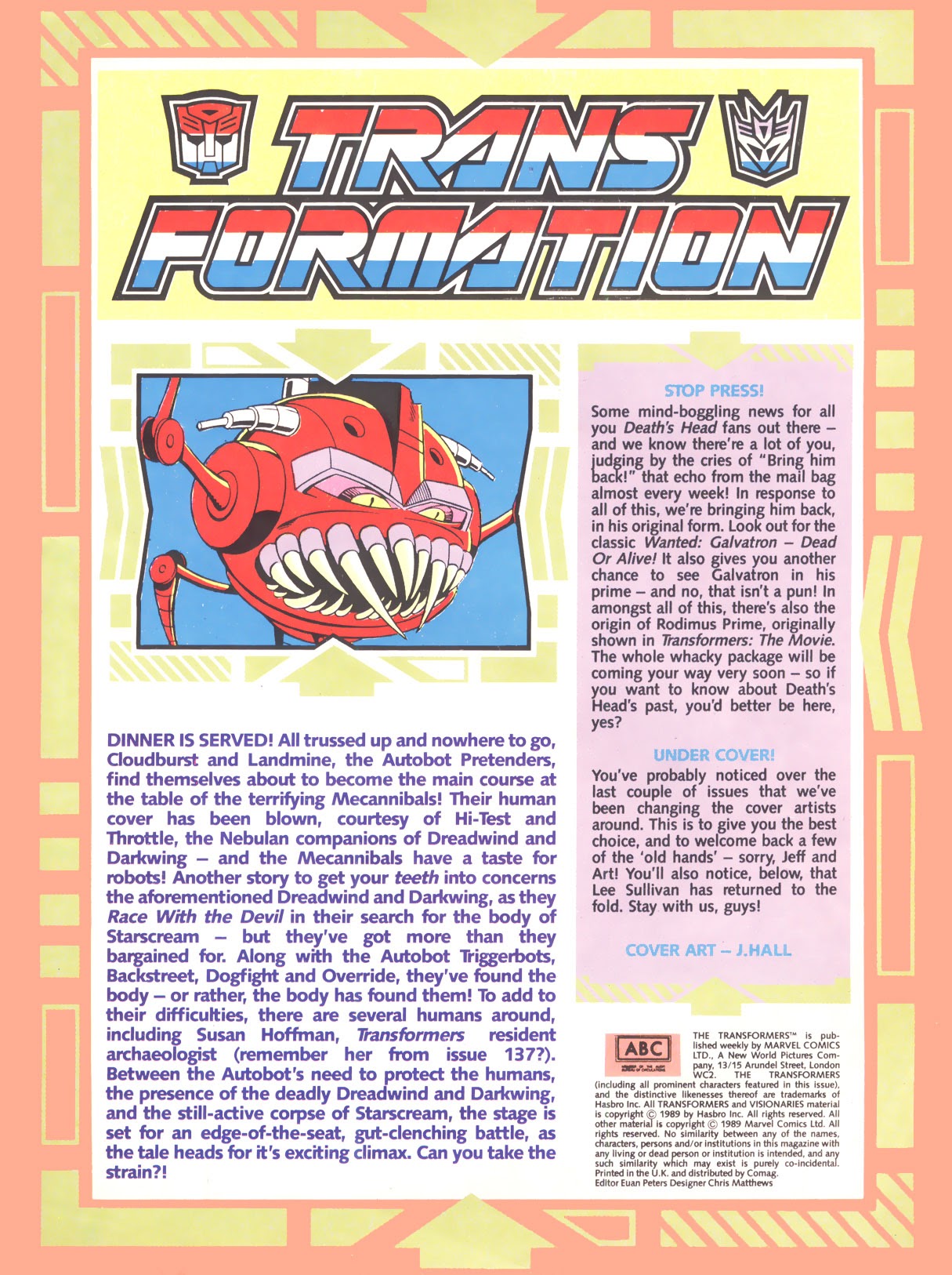 Read online The Transformers (UK) comic -  Issue #217 - 2