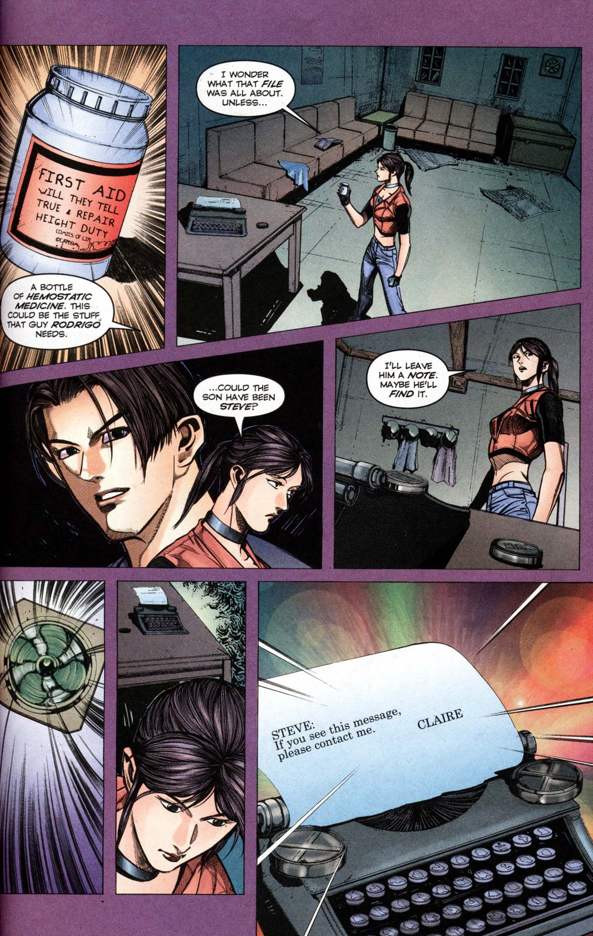 Read online Resident Evil Code: Veronica comic -  Issue #1 - 81