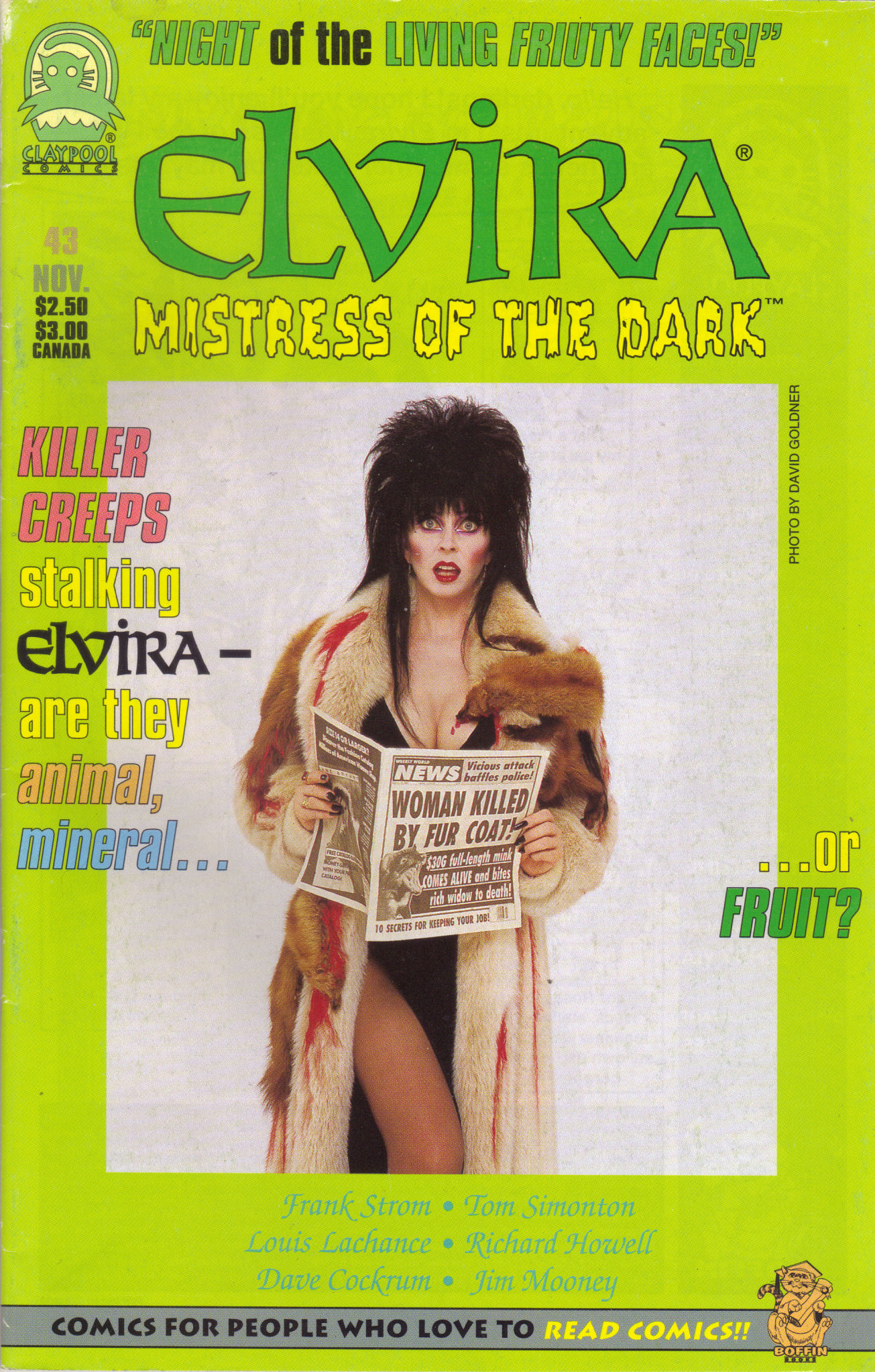 Read online Elvira, Mistress of the Dark comic -  Issue #43 - 1