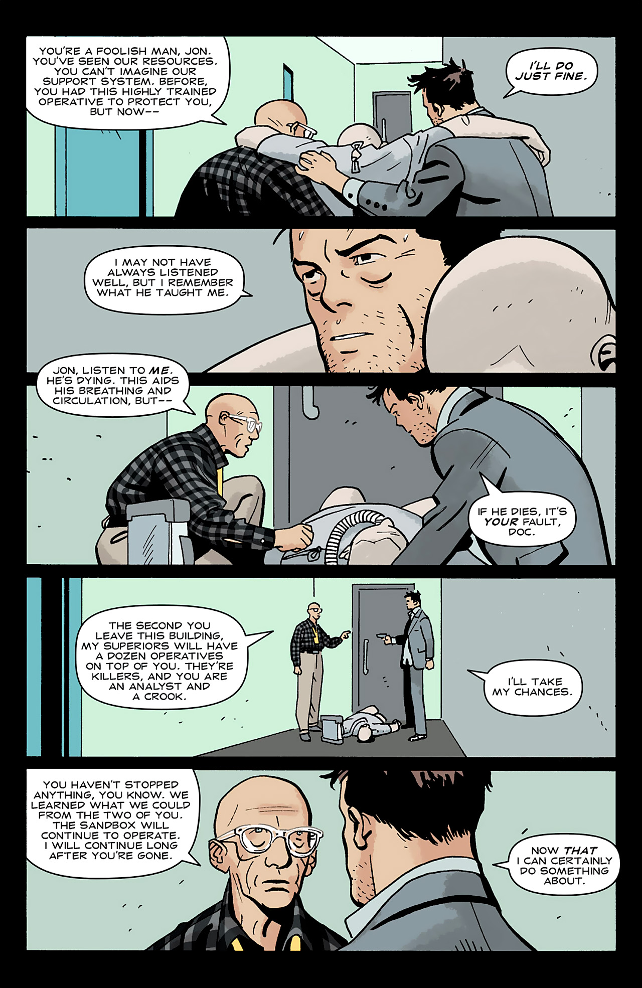 Read online Who is Jake Ellis? comic -  Issue #5 - 16