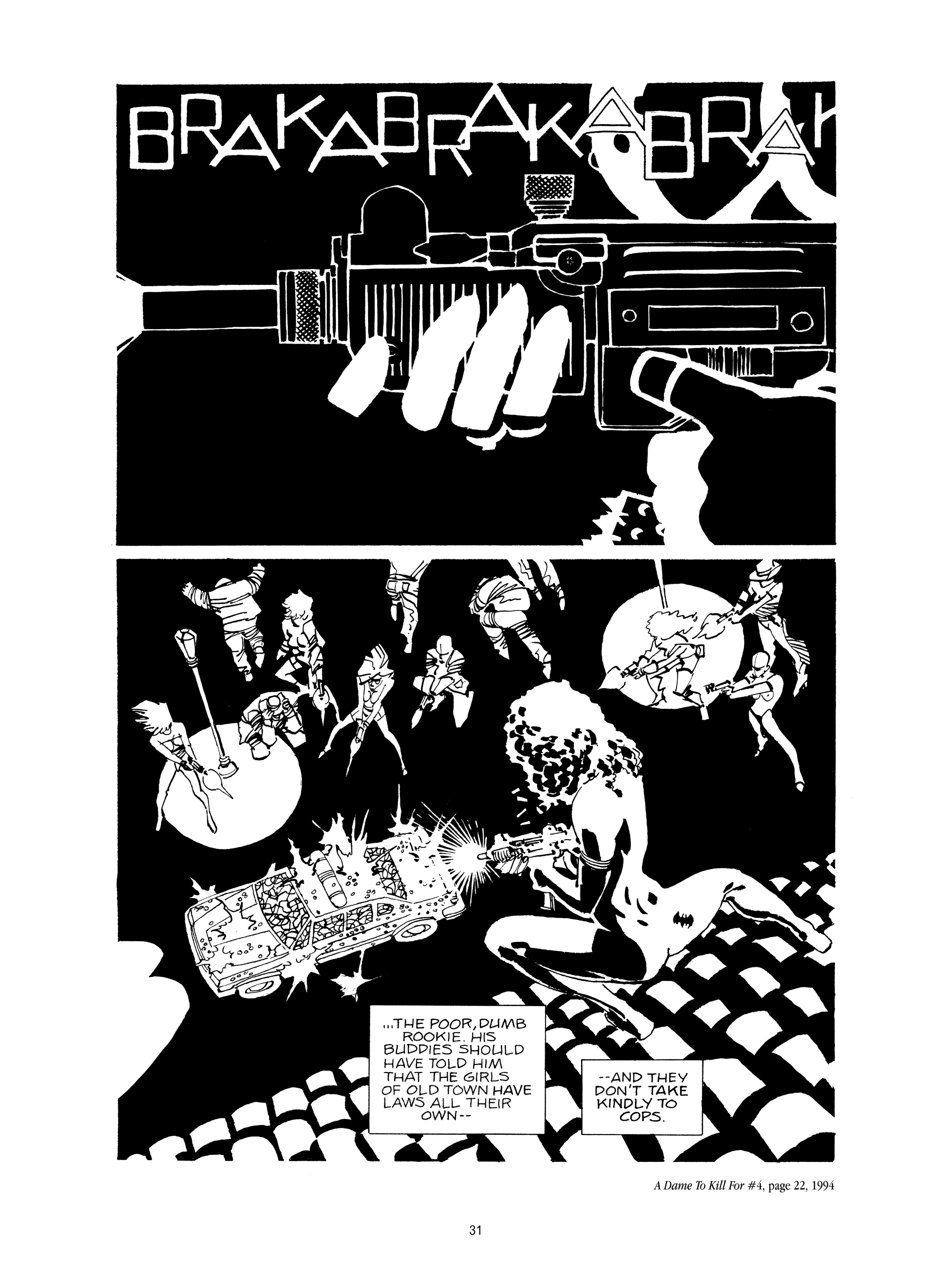 Read online Frank Miller: The Art of Sin City comic -  Issue # TPB - 35