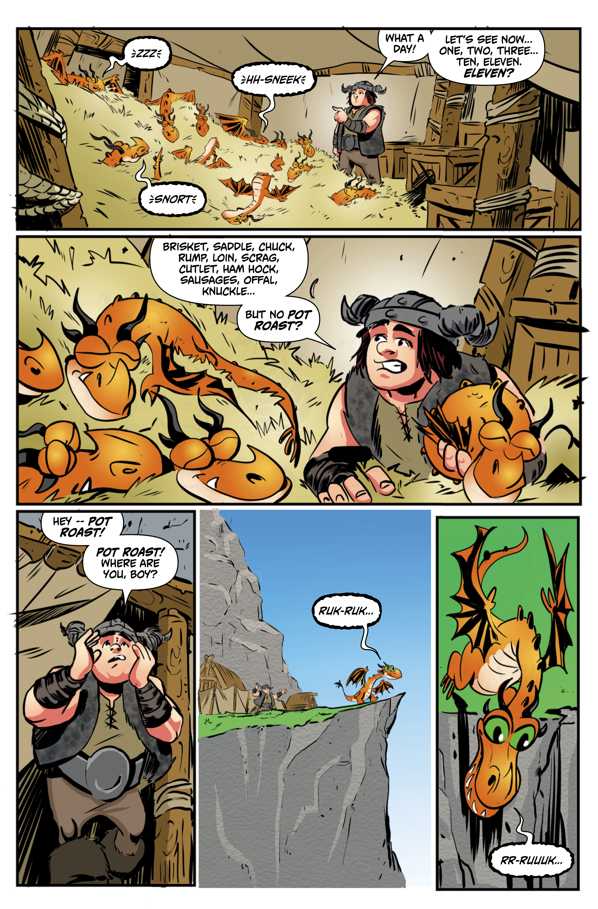 Read online DreamWorks Dragons: Riders of Berk comic -  Issue # _TPB - 56