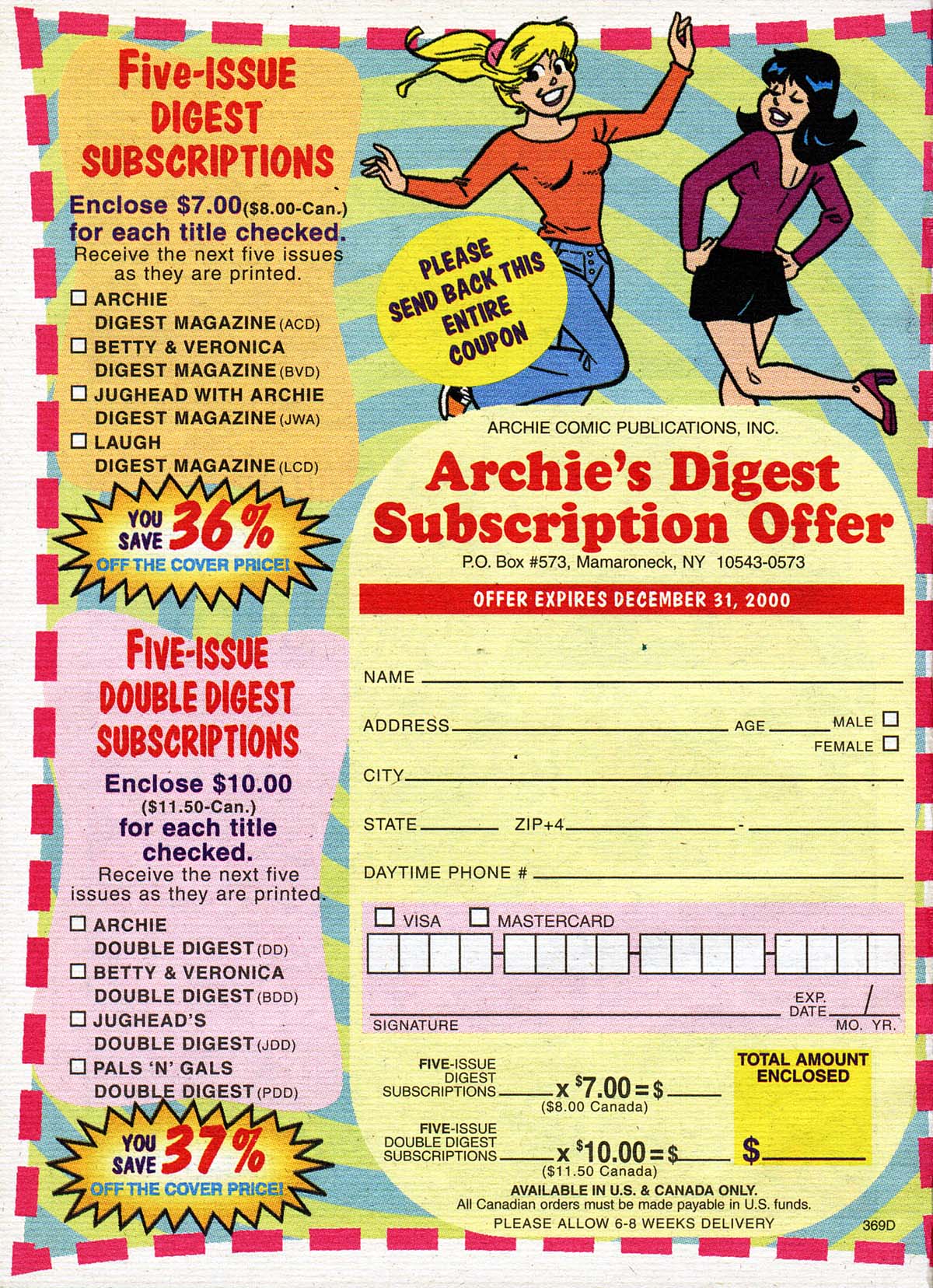 Read online Archie's Holiday Fun Digest comic -  Issue #5 - 89