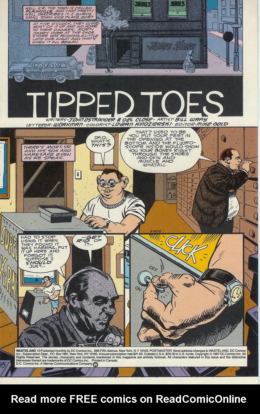 Read online Wasteland (1987) comic -  Issue #13 - 2