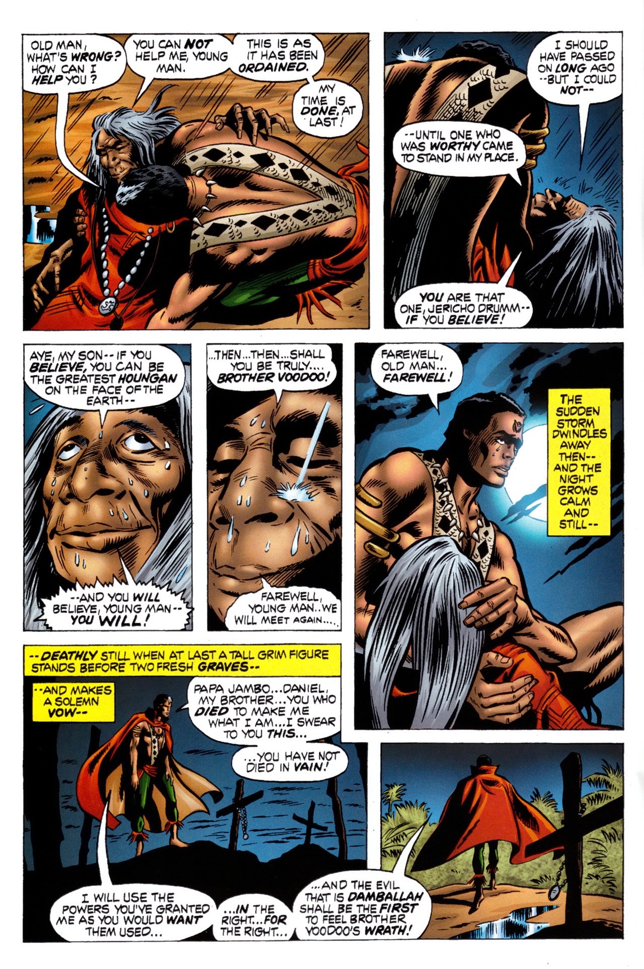 Read online Doctor Voodoo: The Origin of Jericho Drumm comic -  Issue # Full - 34