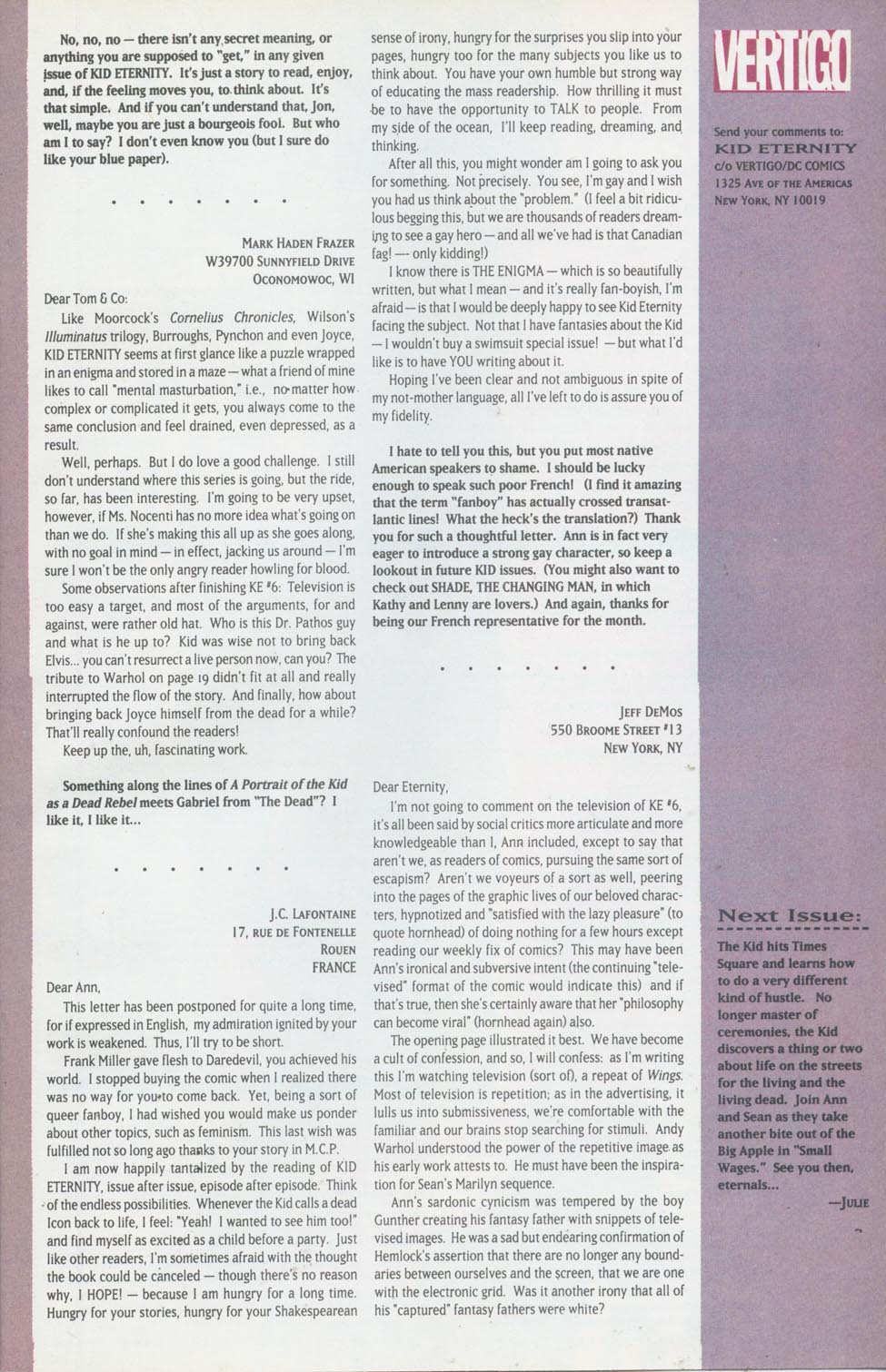 Read online Kid Eternity (1993) comic -  Issue #9 - 25