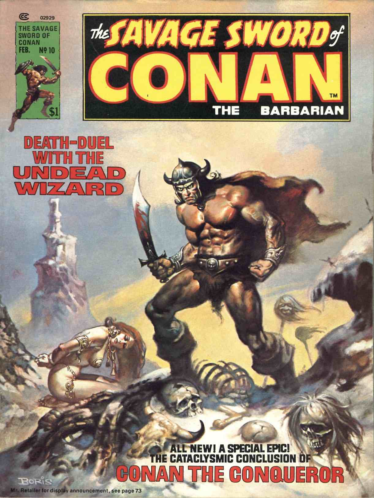 Read online The Savage Sword Of Conan comic -  Issue #10 - 1