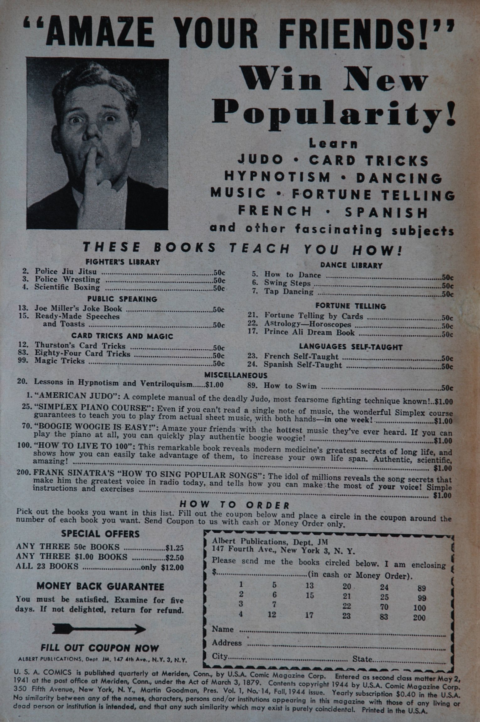 Read online USA Comics comic -  Issue #14 - 2