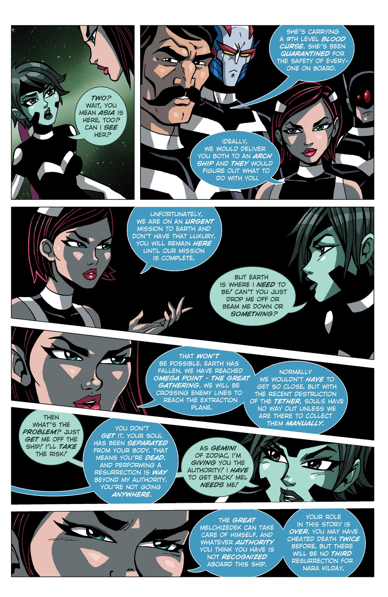 Read online [email protected]: The Blasphemy Throne comic -  Issue #1 - 21