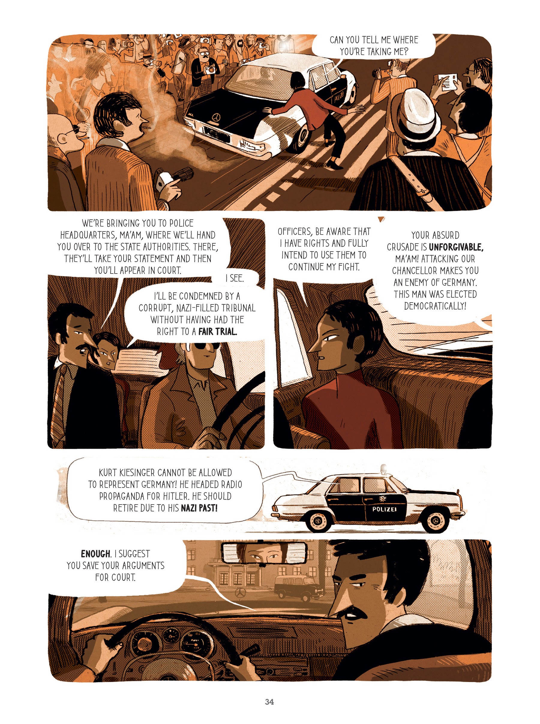 Read online For Justice: The Serge & Beate Klarsfeld Story comic -  Issue # TPB (Part 1) - 35