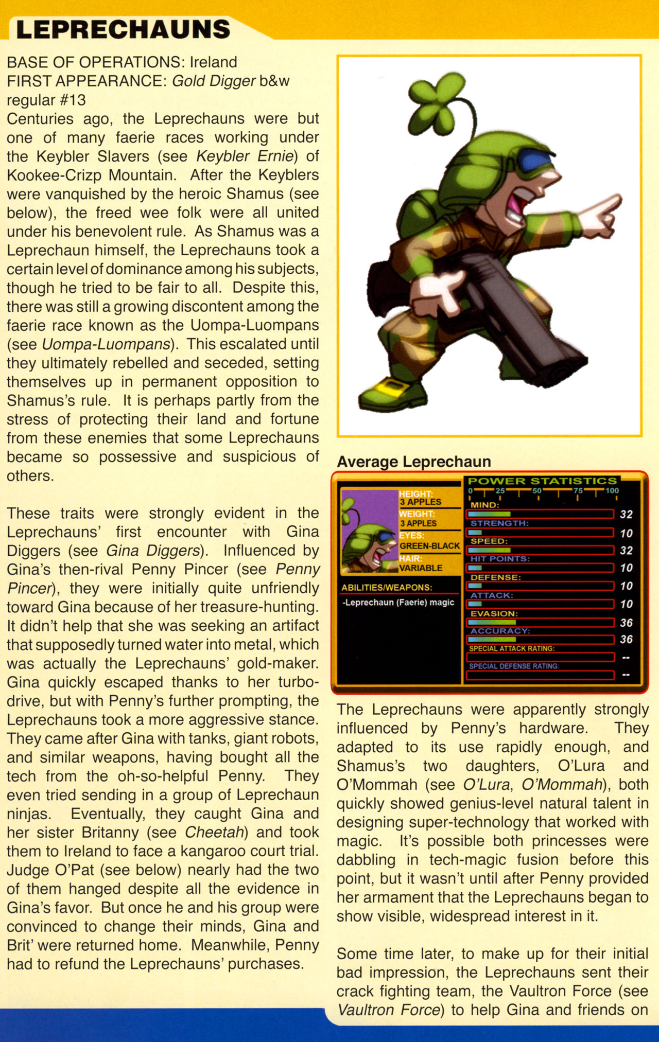 Read online Gold Digger Sourcebook: The Official Handbook of the GD Universe comic -  Issue #8 - 10