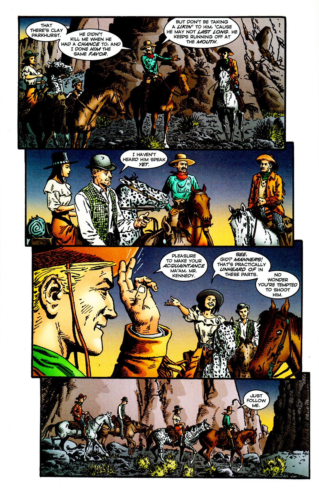 Read online Desperadoes: Quiet Of The Grave comic -  Issue #5 - 12
