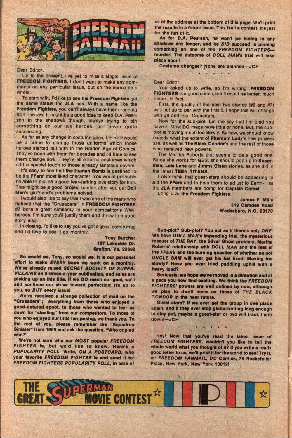 Freedom Fighters (1976) Issue #10 #10 - English 32