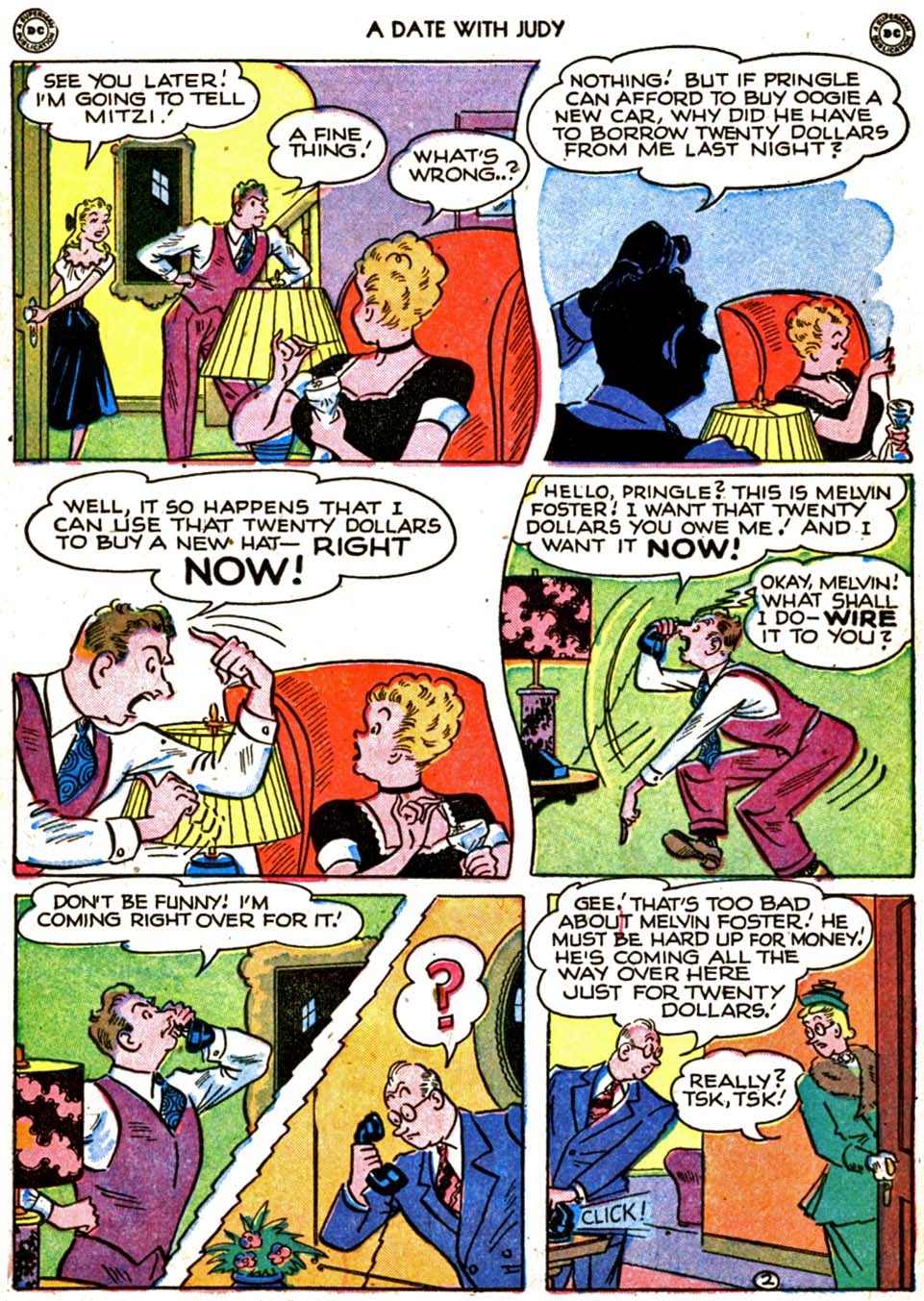 Read online A Date with Judy comic -  Issue #6 - 21
