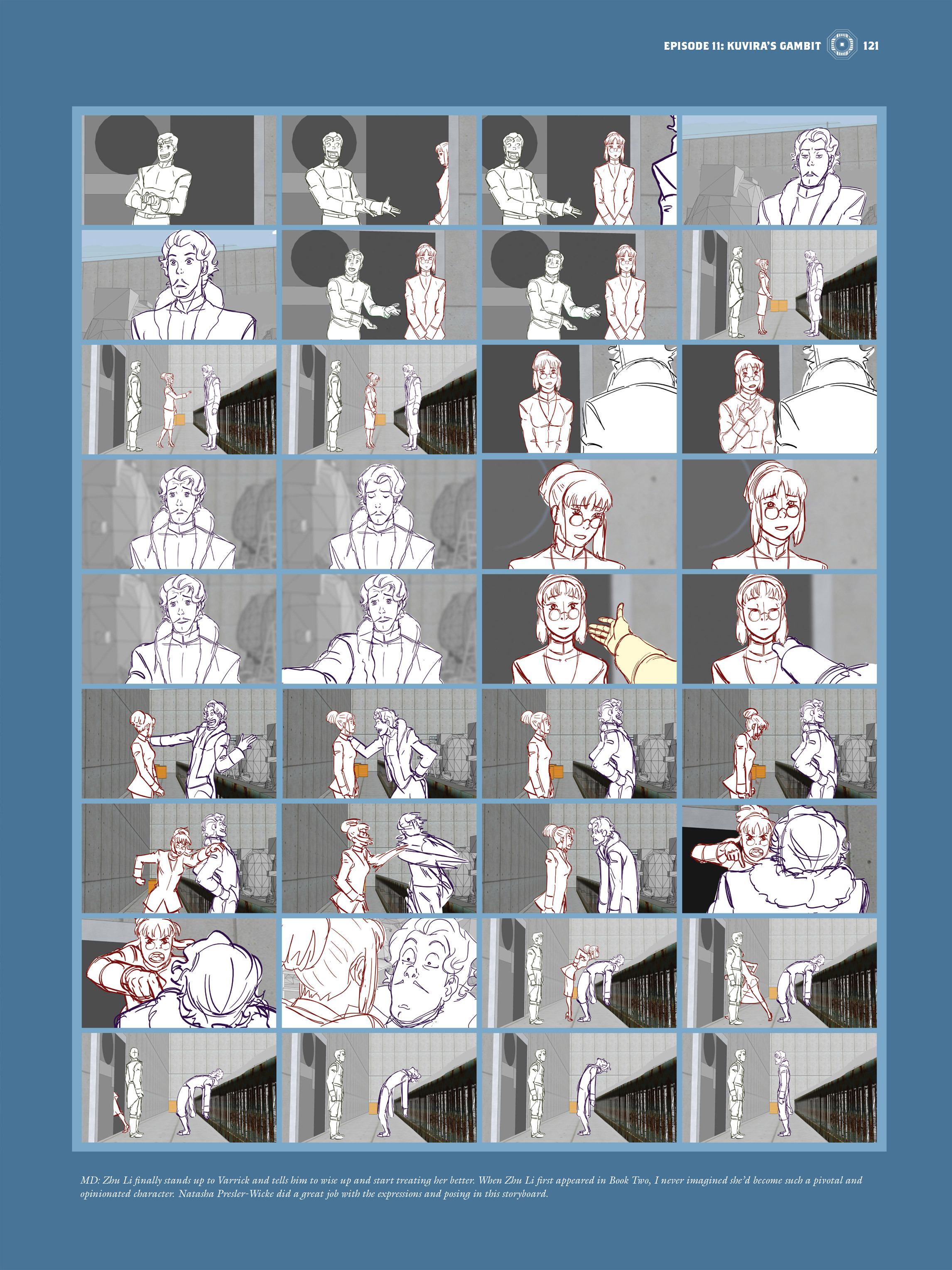 Read online The Legend of Korra: The Art of the Animated Series comic -  Issue # TPB 4 - 112