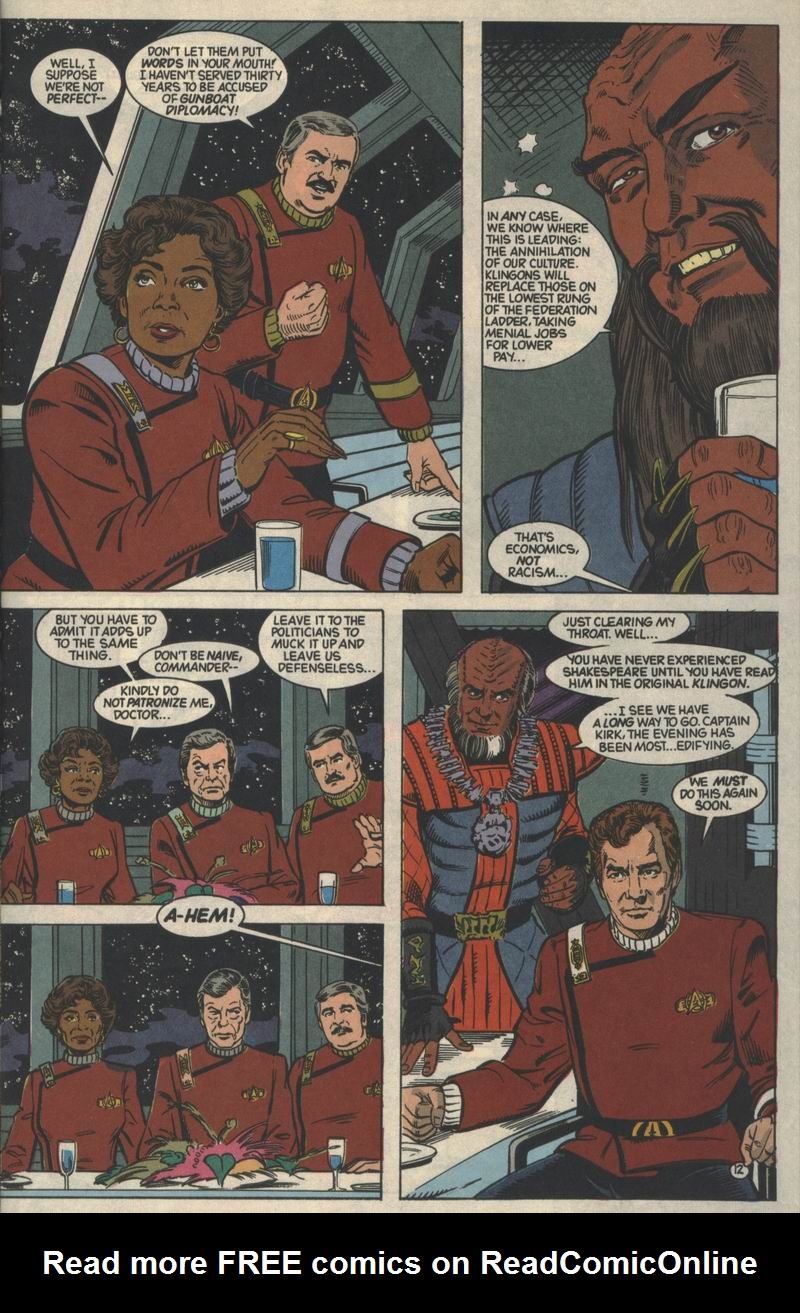 Read online Star Trek VI: The Undiscovered Country comic -  Issue # Full - 14