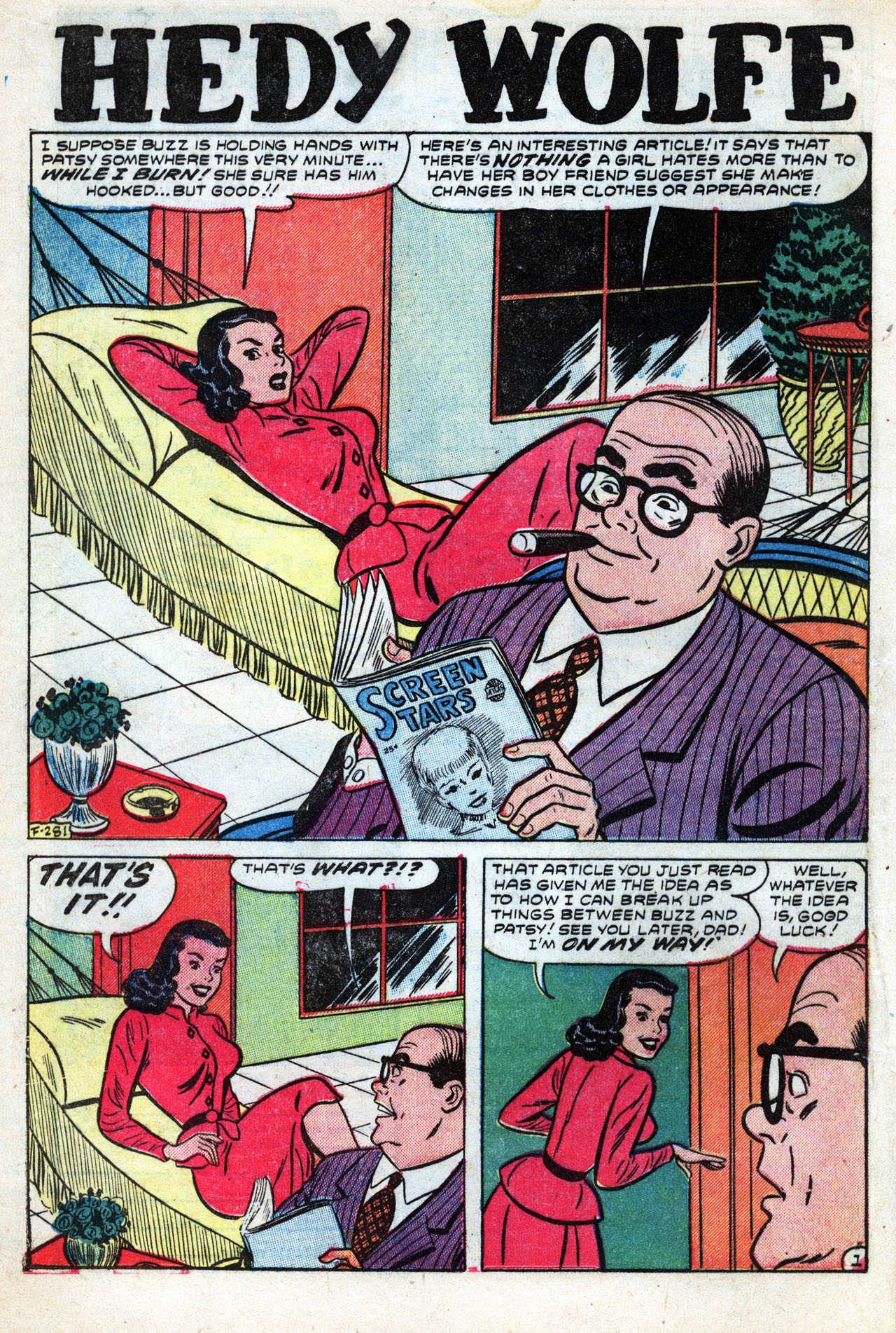 Read online Patsy and her Pals comic -  Issue #11 - 12