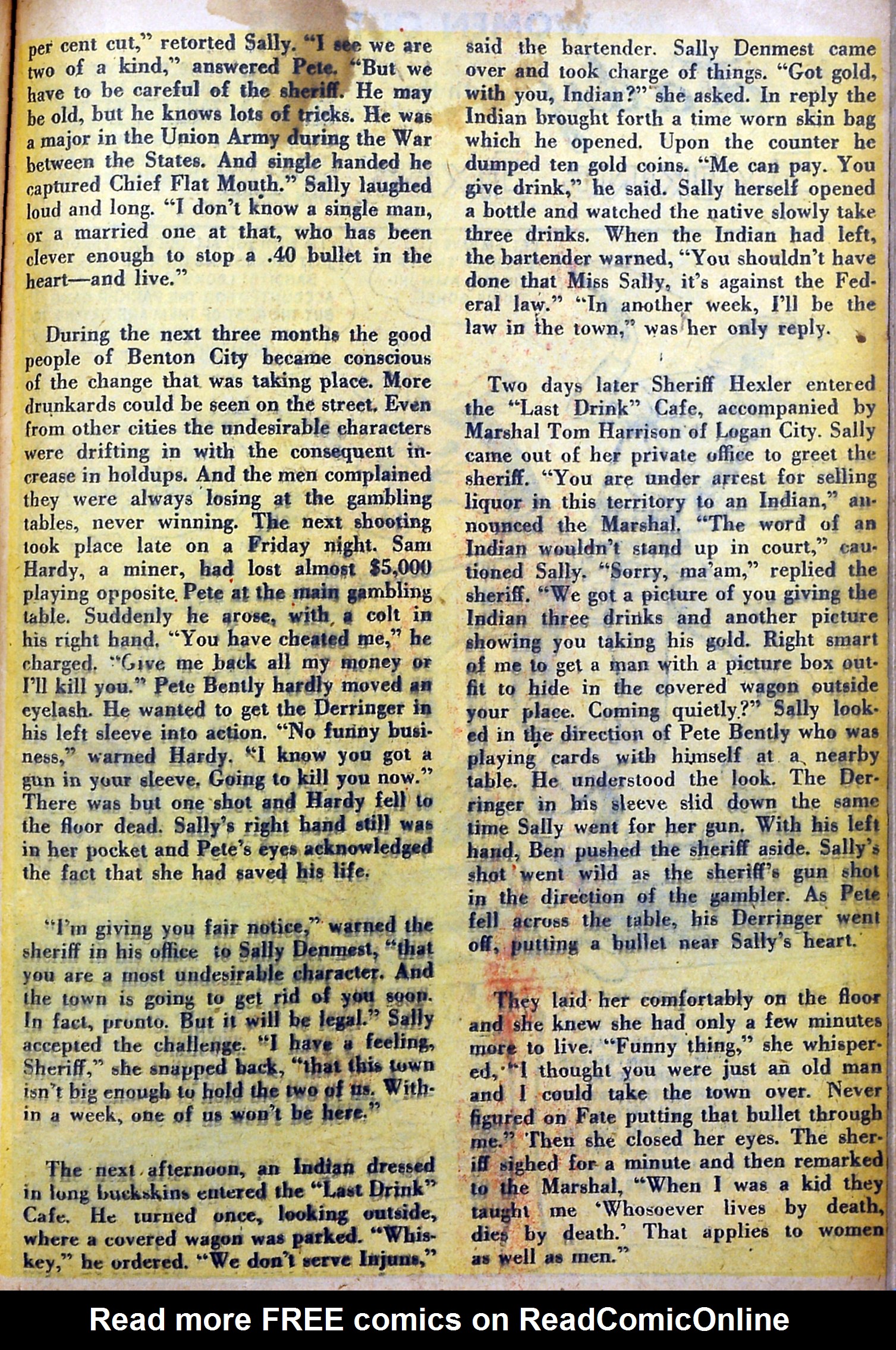 Read online Women Outlaws comic -  Issue #5 - 22