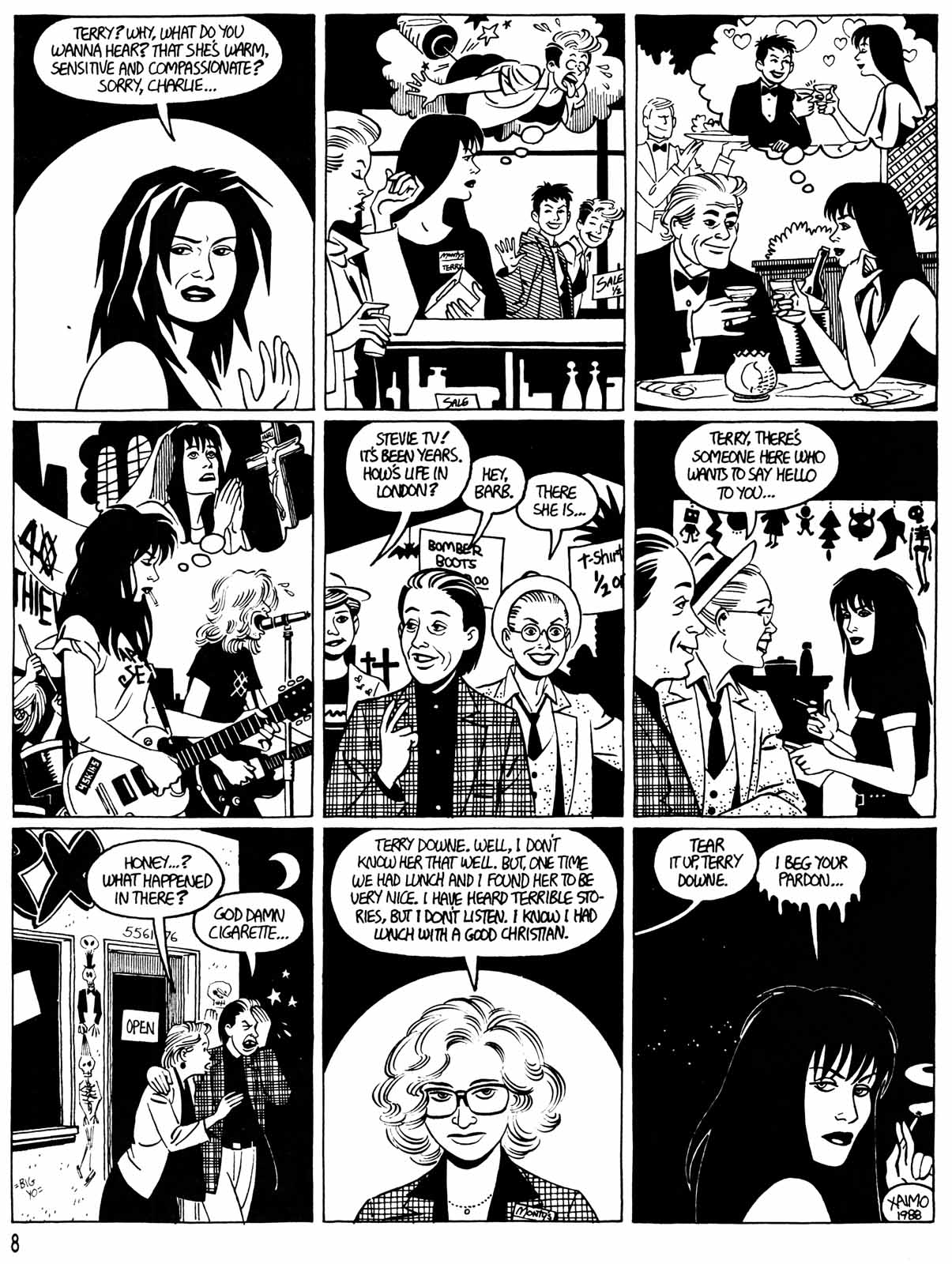Read online Love and Rockets (1982) comic -  Issue #28 - 10