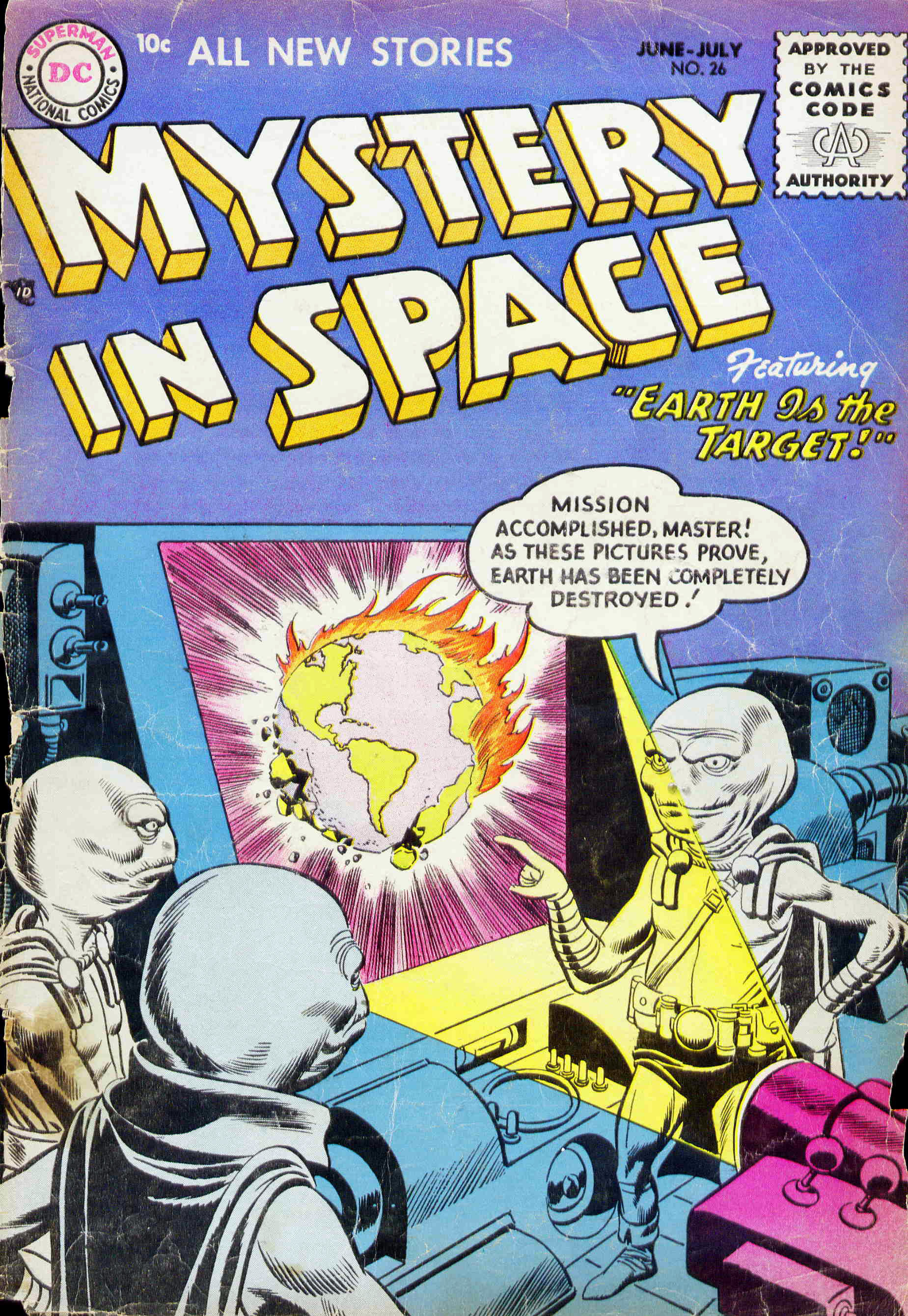 Read online Mystery in Space (1951) comic -  Issue #26 - 1