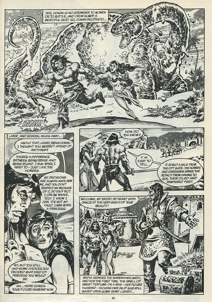 Read online The Savage Sword Of Conan comic -  Issue #185 - 57