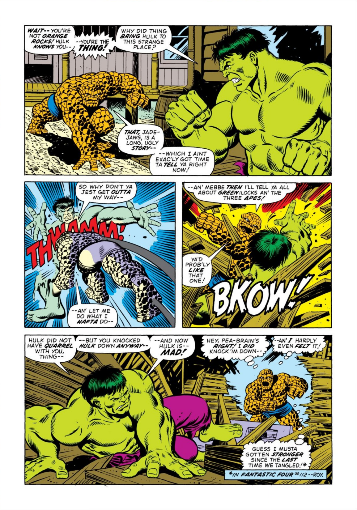 Read online Marvel Masterworks: Marvel Two-In-One comic -  Issue # TPB 1 (Part 1) - 18