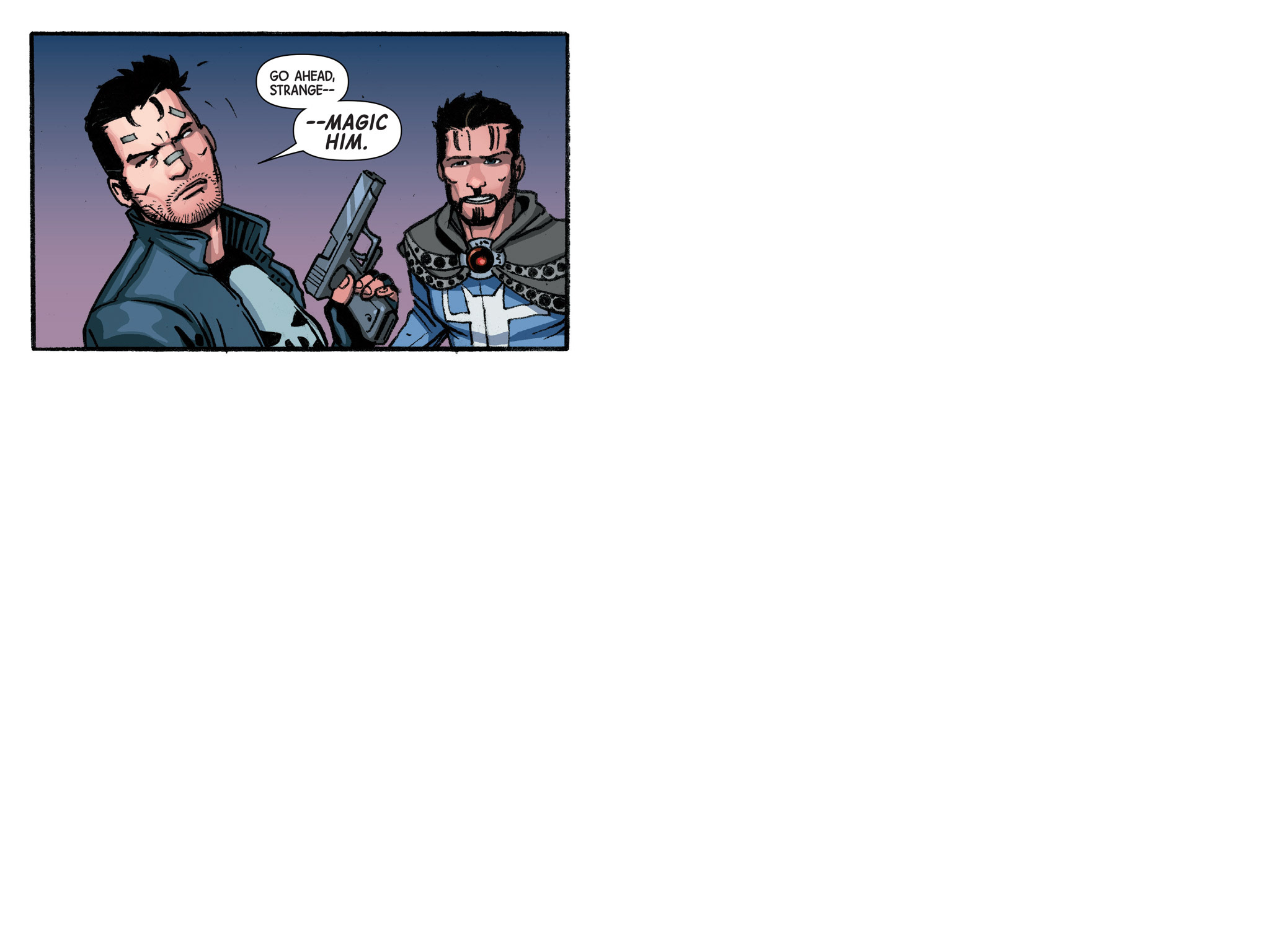 Read online Doctor Strange/Punisher: Magic Bullets Infinite Comic comic -  Issue #2 - 69