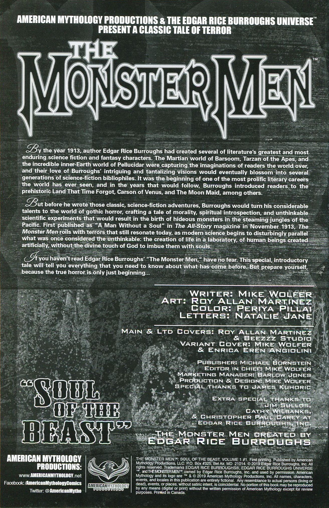 Read online The Monster Men: Soul of the Beast comic -  Issue # Full - 2
