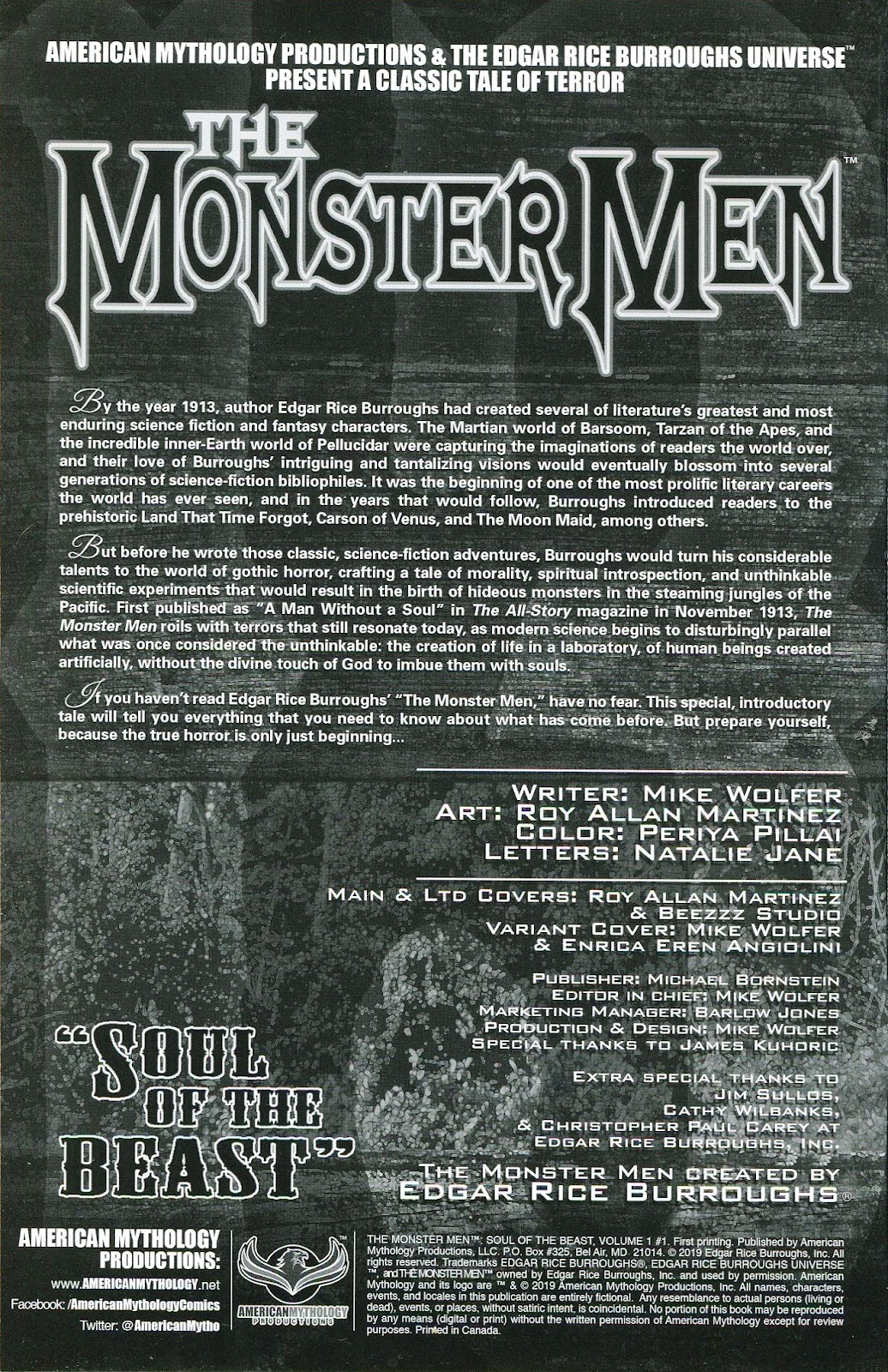 The Monster Men: Soul of the Beast issue Full - Page 2