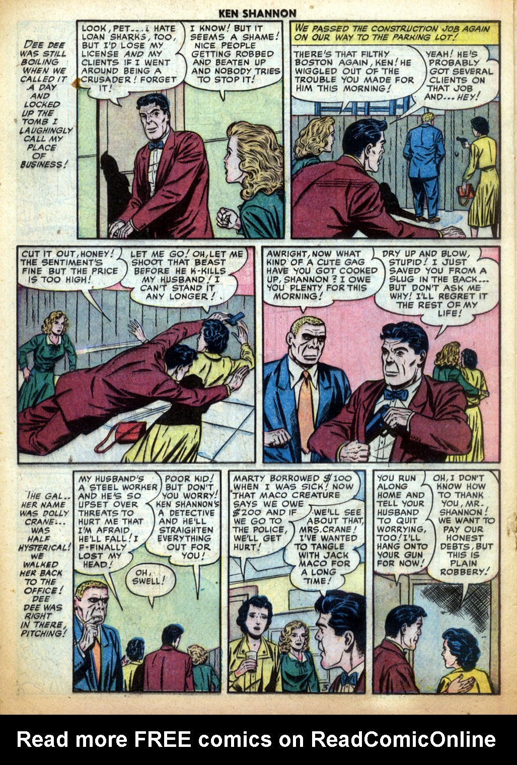 Read online Ken Shannon comic -  Issue #10 - 20