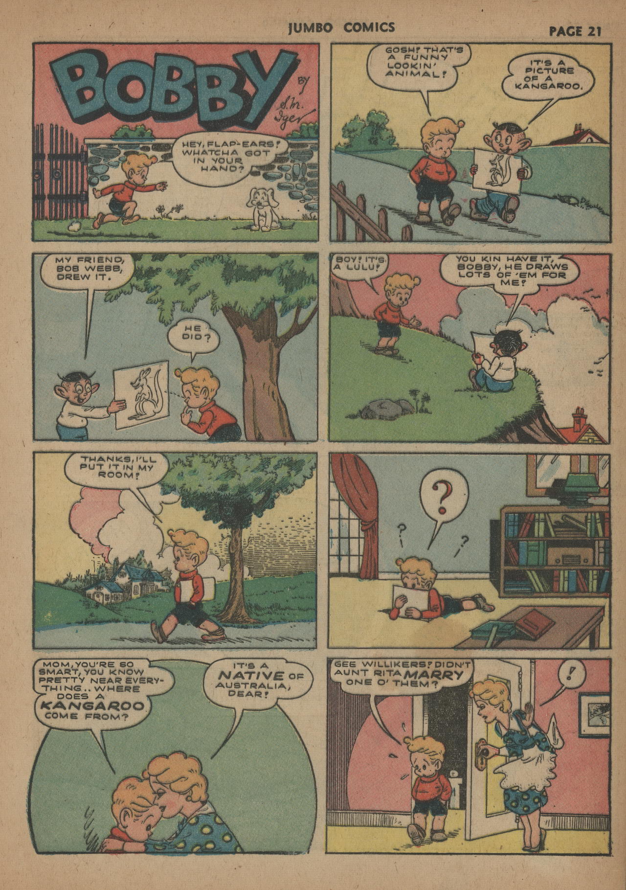 Read online Jumbo Comics comic -  Issue #44 - 23