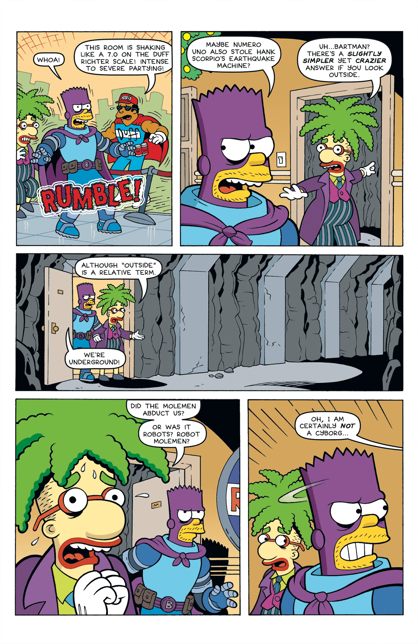 Read online Simpsons One-Shot Wonders: Bartman Spectacularly Super Secret Saga comic -  Issue #3 - 4