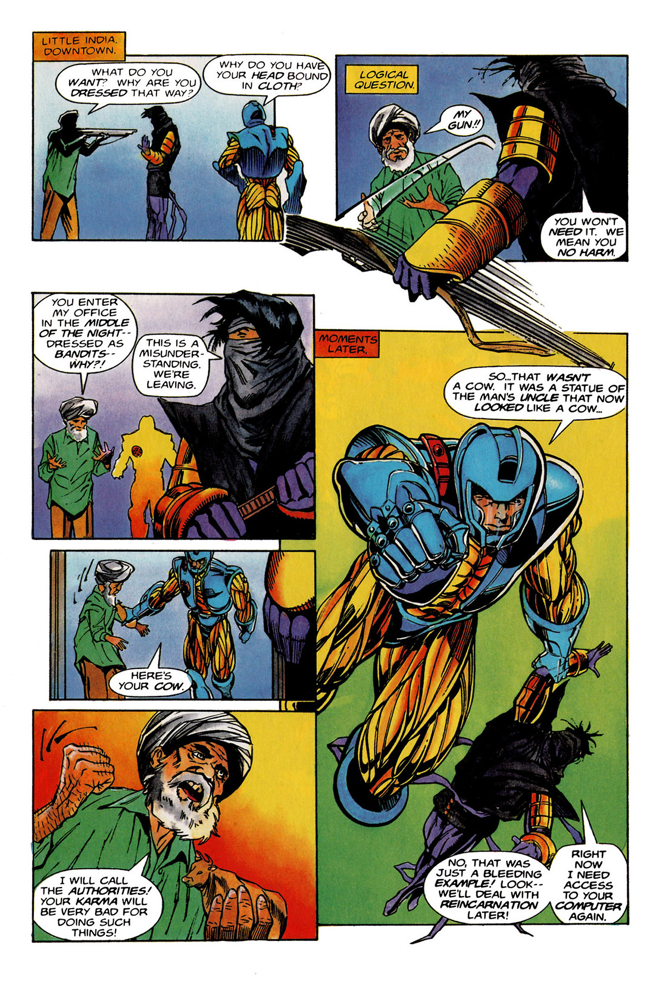Read online Ninjak (1994) comic -  Issue #6 - 11