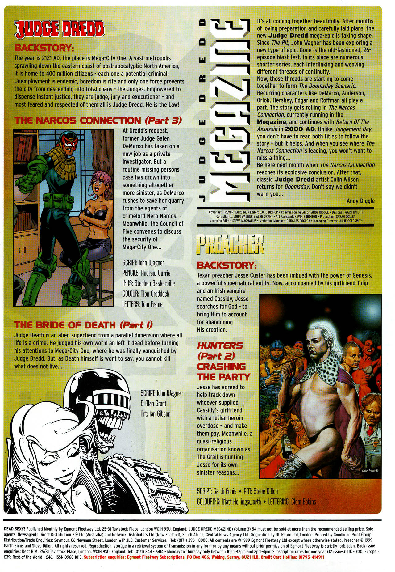 Read online Judge Dredd Megazine (vol. 3) comic -  Issue #54 - 2
