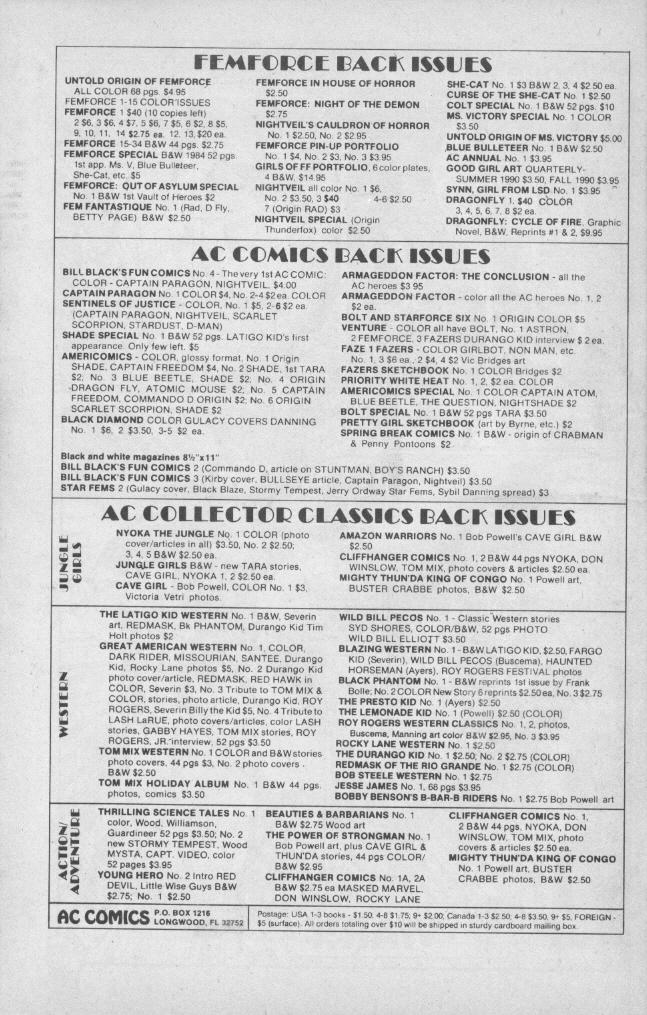 Read online Femforce comic -  Issue #34 - 42