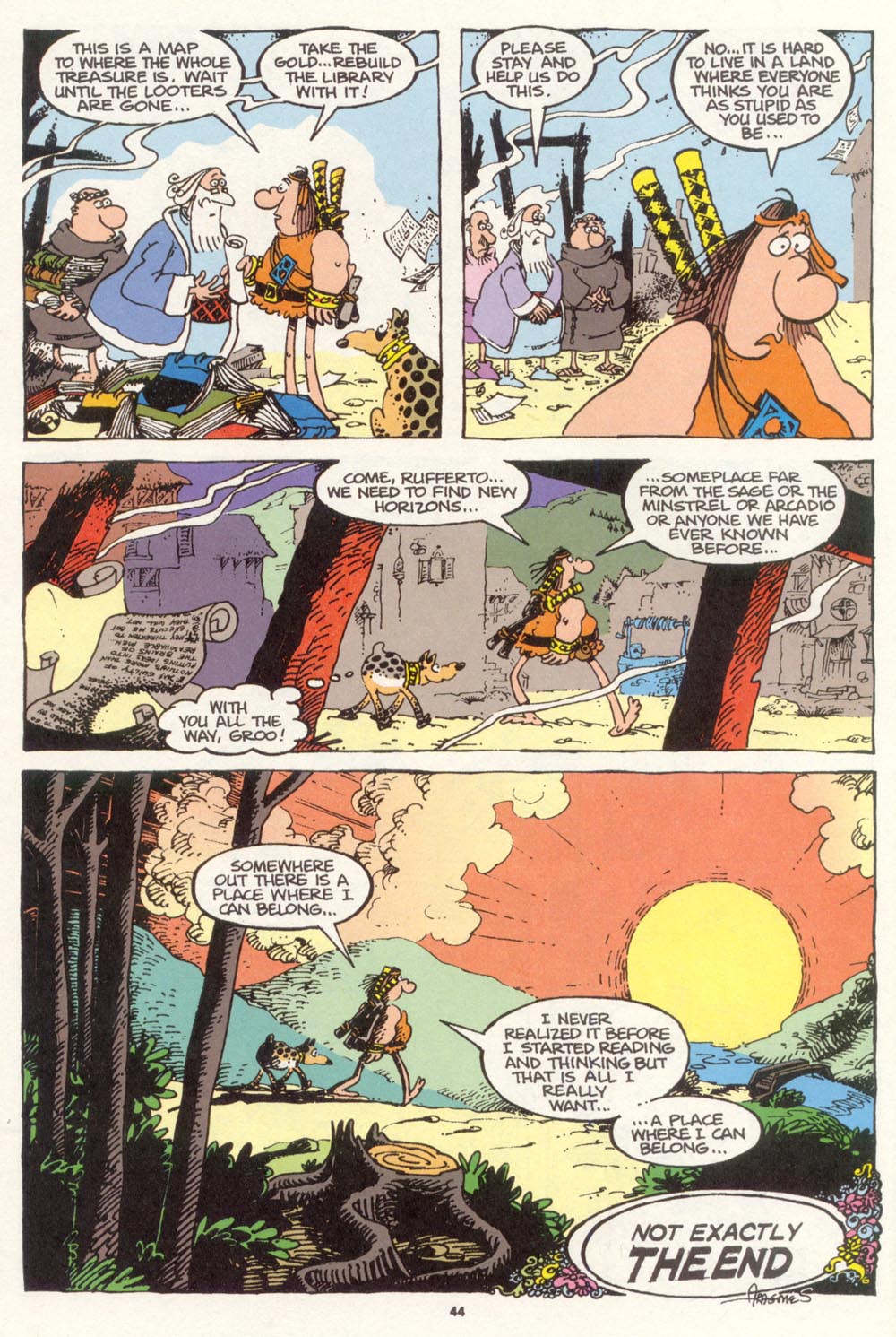 Read online Sergio Aragonés Groo the Wanderer comic -  Issue #100 - 45