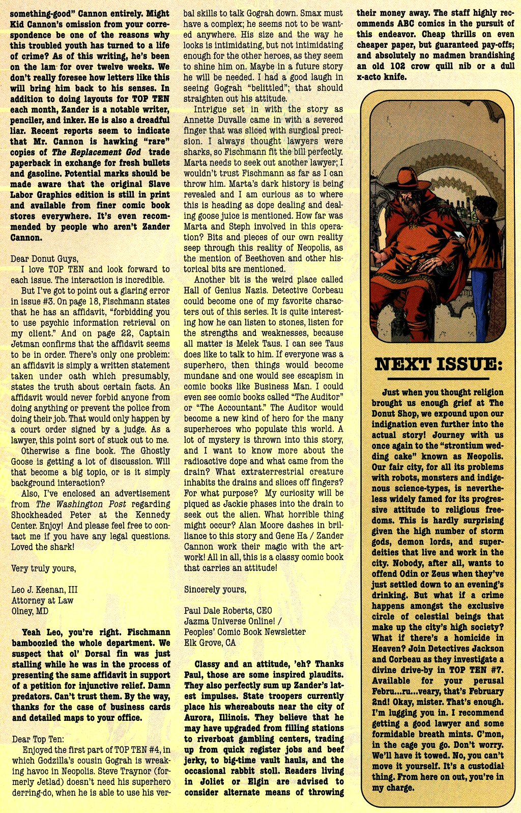 Read online Top 10 comic -  Issue #6 - 27