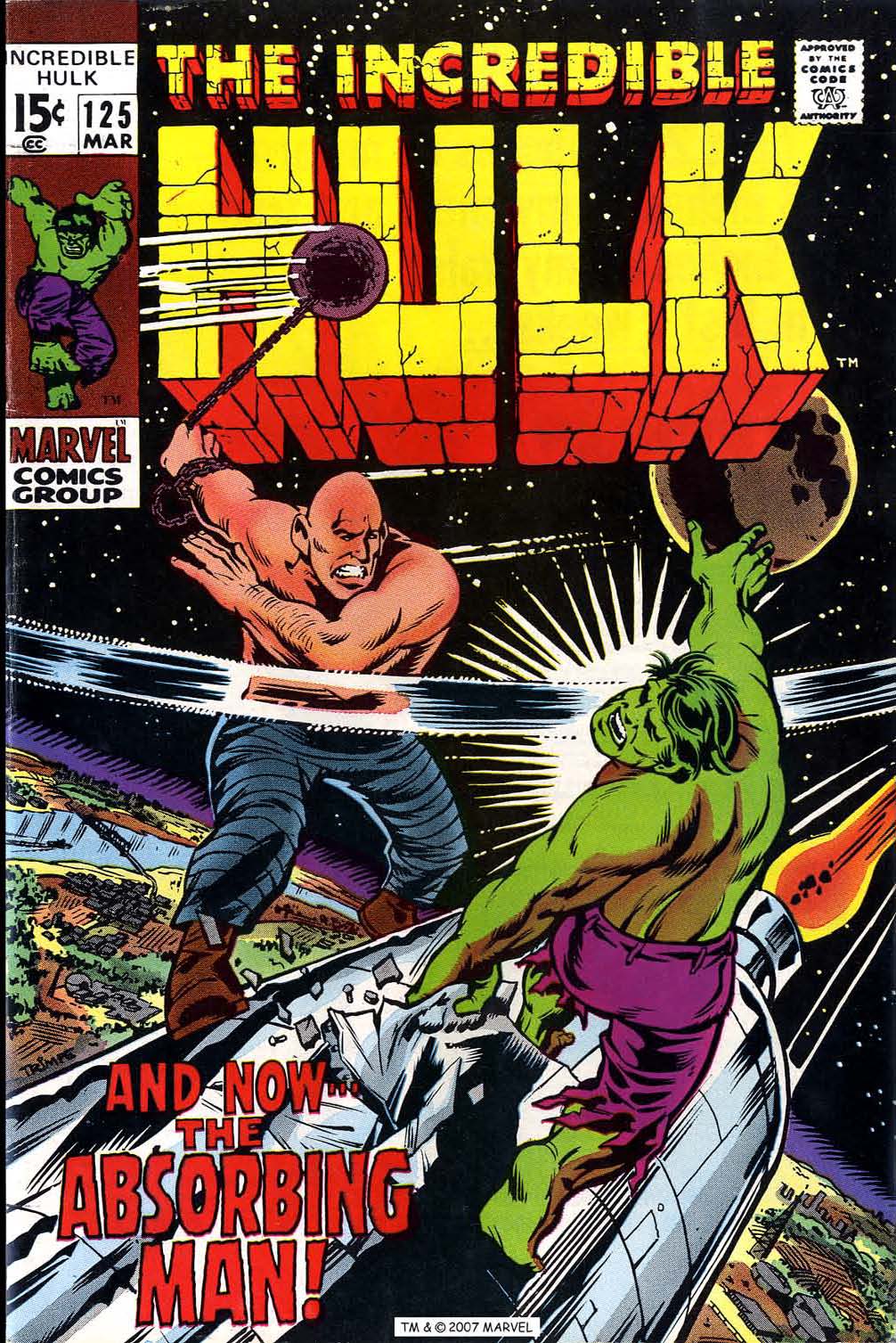 Read online The Incredible Hulk (1968) comic -  Issue #125 - 1