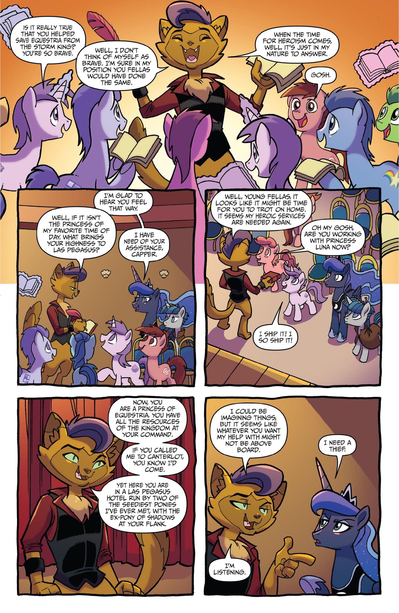 Read online My Little Pony: Nightmare Knights comic -  Issue #2 - 9