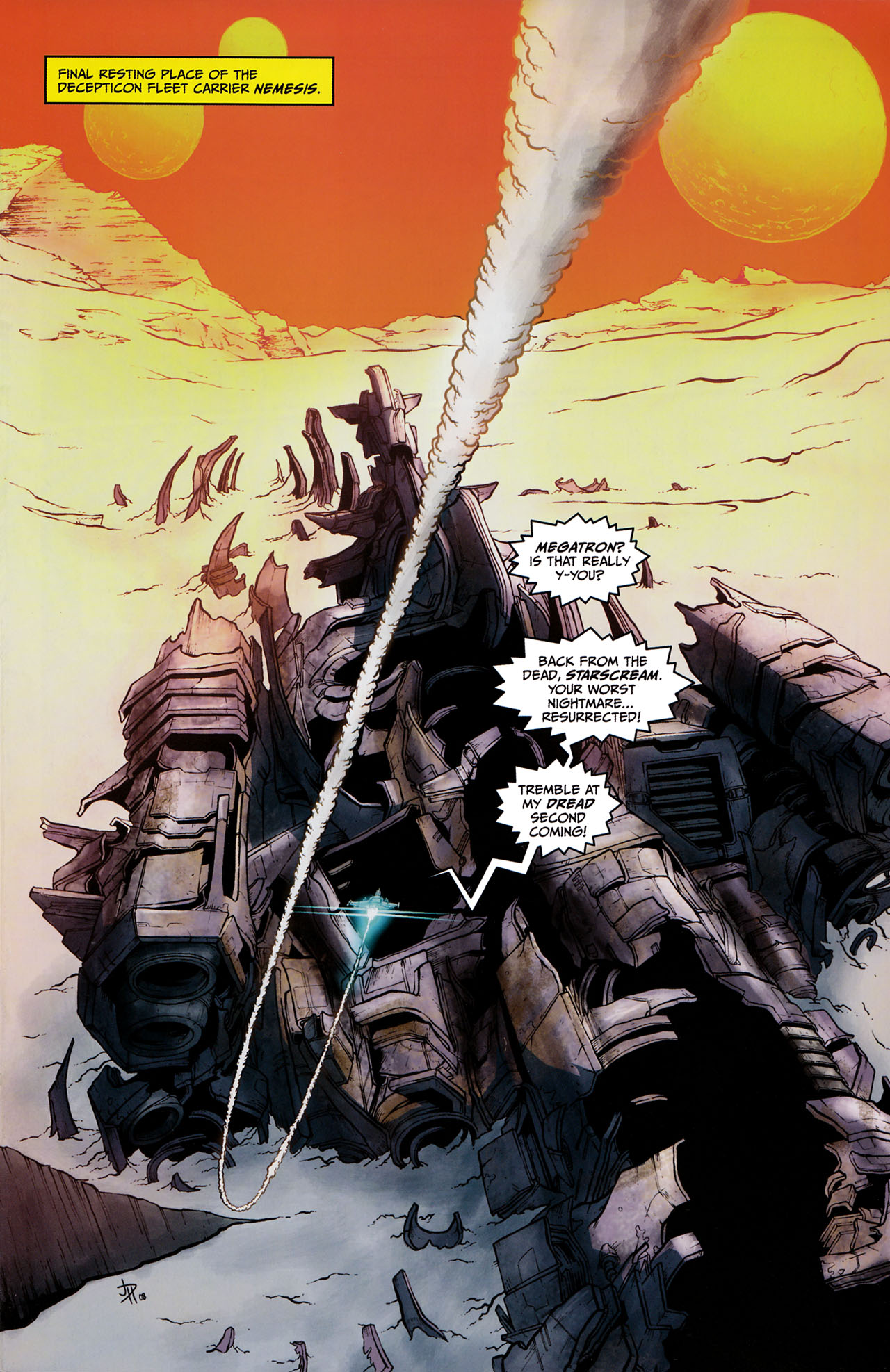 Read online Transformers: Revenge of the Fallen — Official Movie Adaptation comic -  Issue #2 - 4