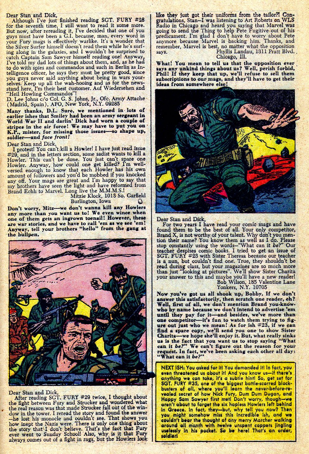 Read online Sgt. Fury comic -  Issue #33 - 33