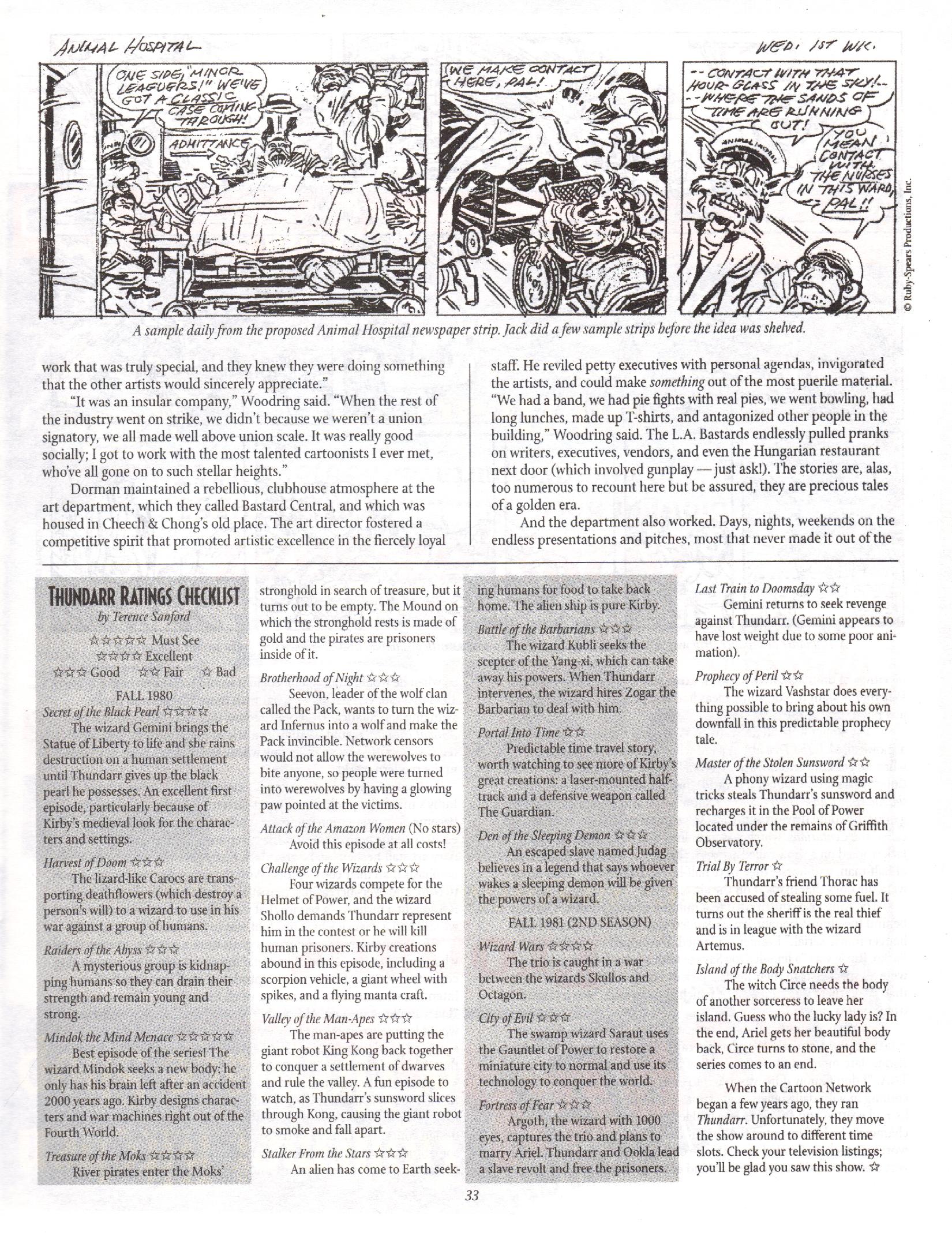 Read online The Jack Kirby Collector comic -  Issue #11 - 33