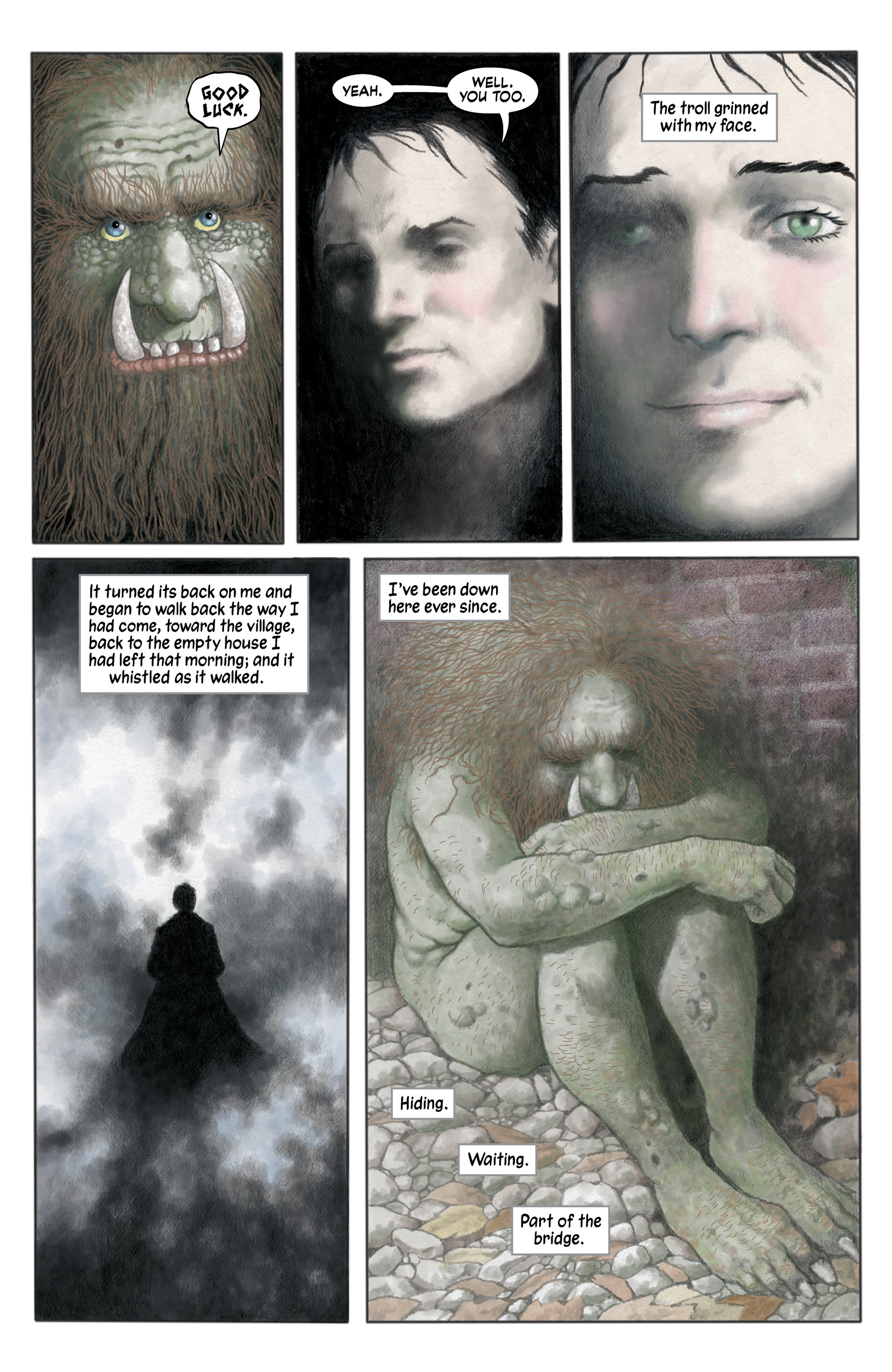 Read online Neil Gaiman's Troll Bridge comic -  Issue # TPB - 57